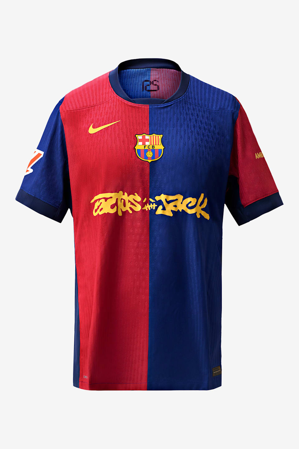 F.C. Barcelona 2024/25 Match Home x CACTUS JACK Men's Nike Dri-FIT ADV Football Replica Shirt (IQ8325-455) release date 