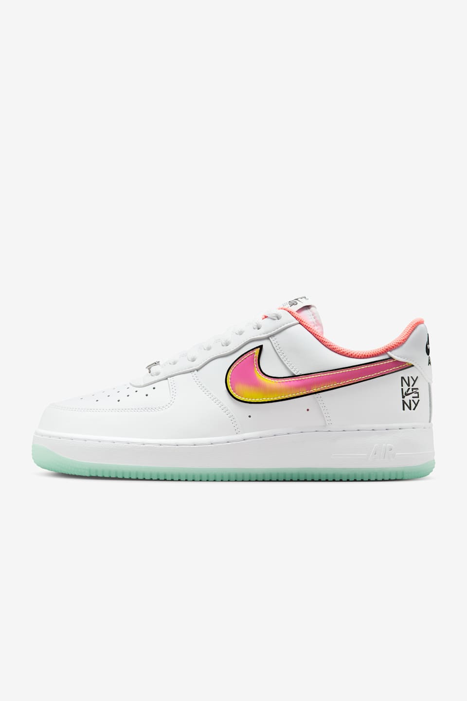 Air Force 1 '07 'NY vs. NY' White and Crimson Pulse (IH4962-100)