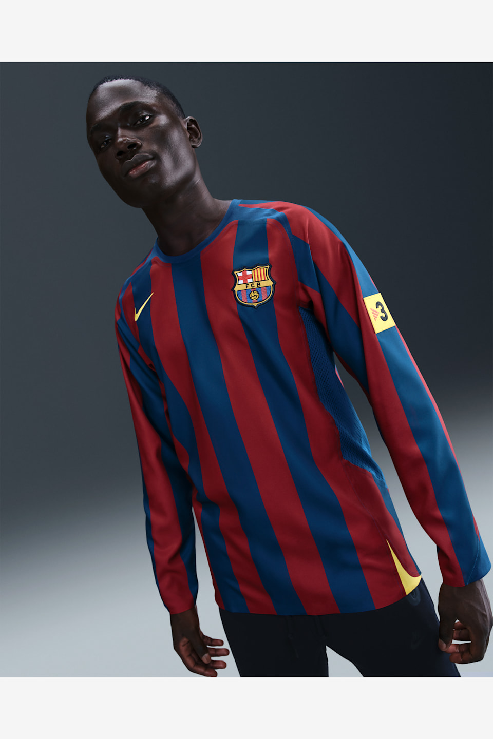 Ronaldinho FC Barcelona 2005/06 Reissue Men's Nike Soccer Replica Long-Sleeve Jersey Release Date