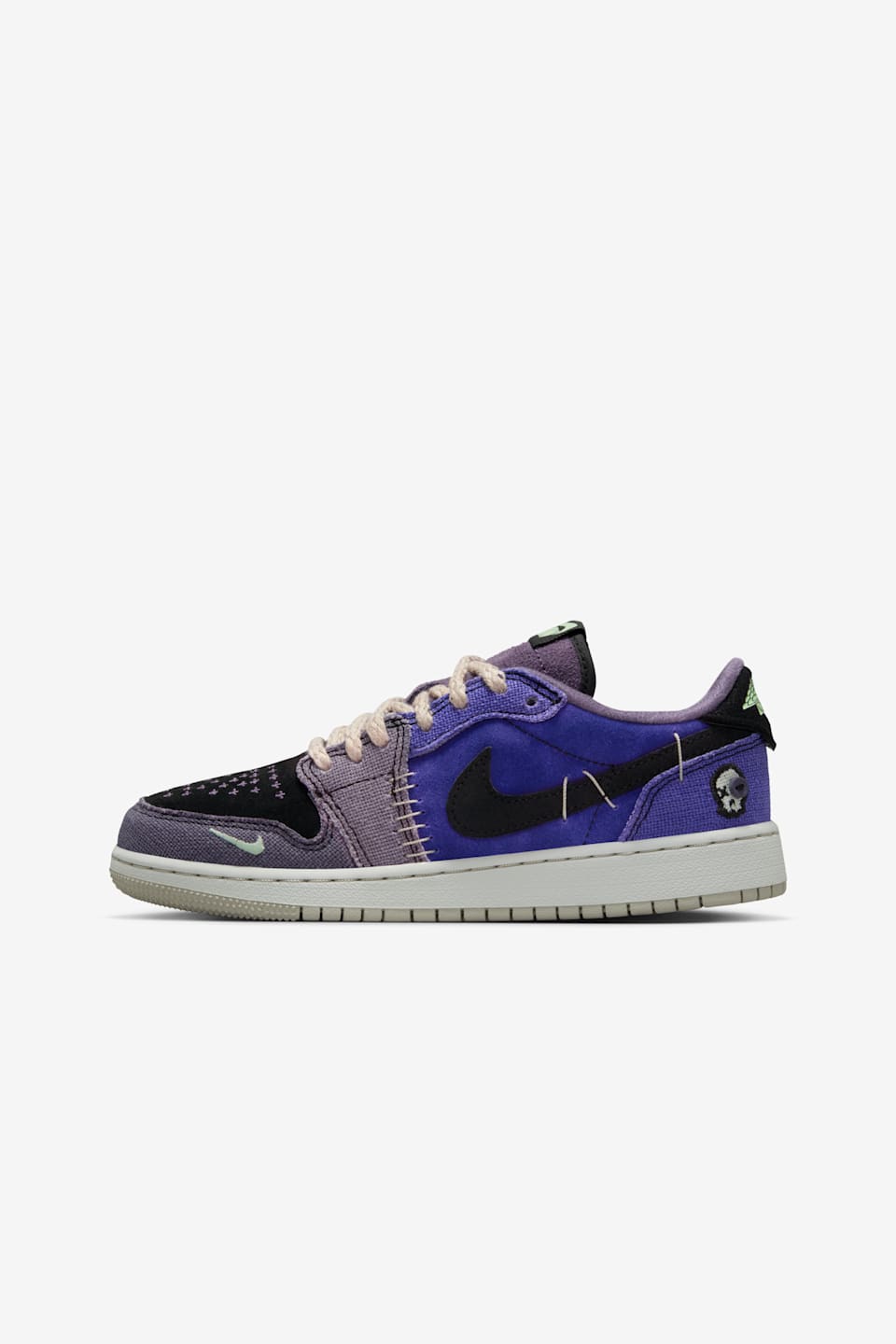 IH2725-500 Big Kids' jordan 1 Low 'Regency Purple and Dark Raisin'