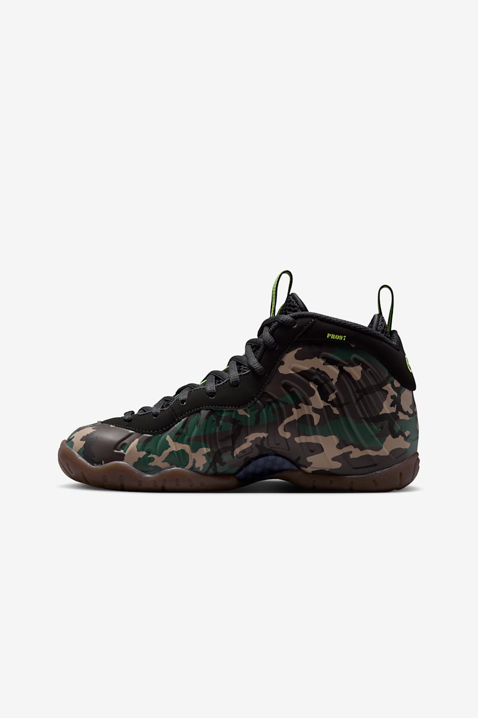 Fecha de lanzamiento de los Little Posite Pro "Camo" "Black and Multi-Color" para niños grandes (IV7555-001)