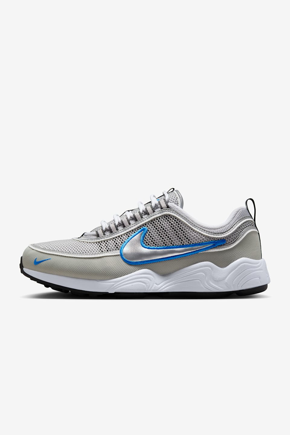 Air Zoom Spiridon 'Metallic Silver and Signal Blue' (HF9117-003) 發售日期