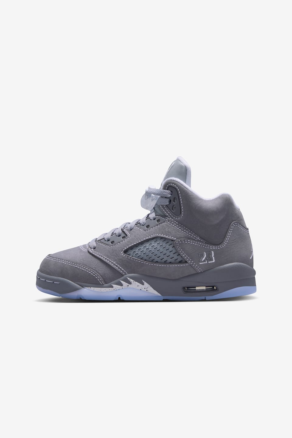 Big Kids' Air Jordan 5 Retro 'Light Graphite and Wolf Grey' (DD0587-002)