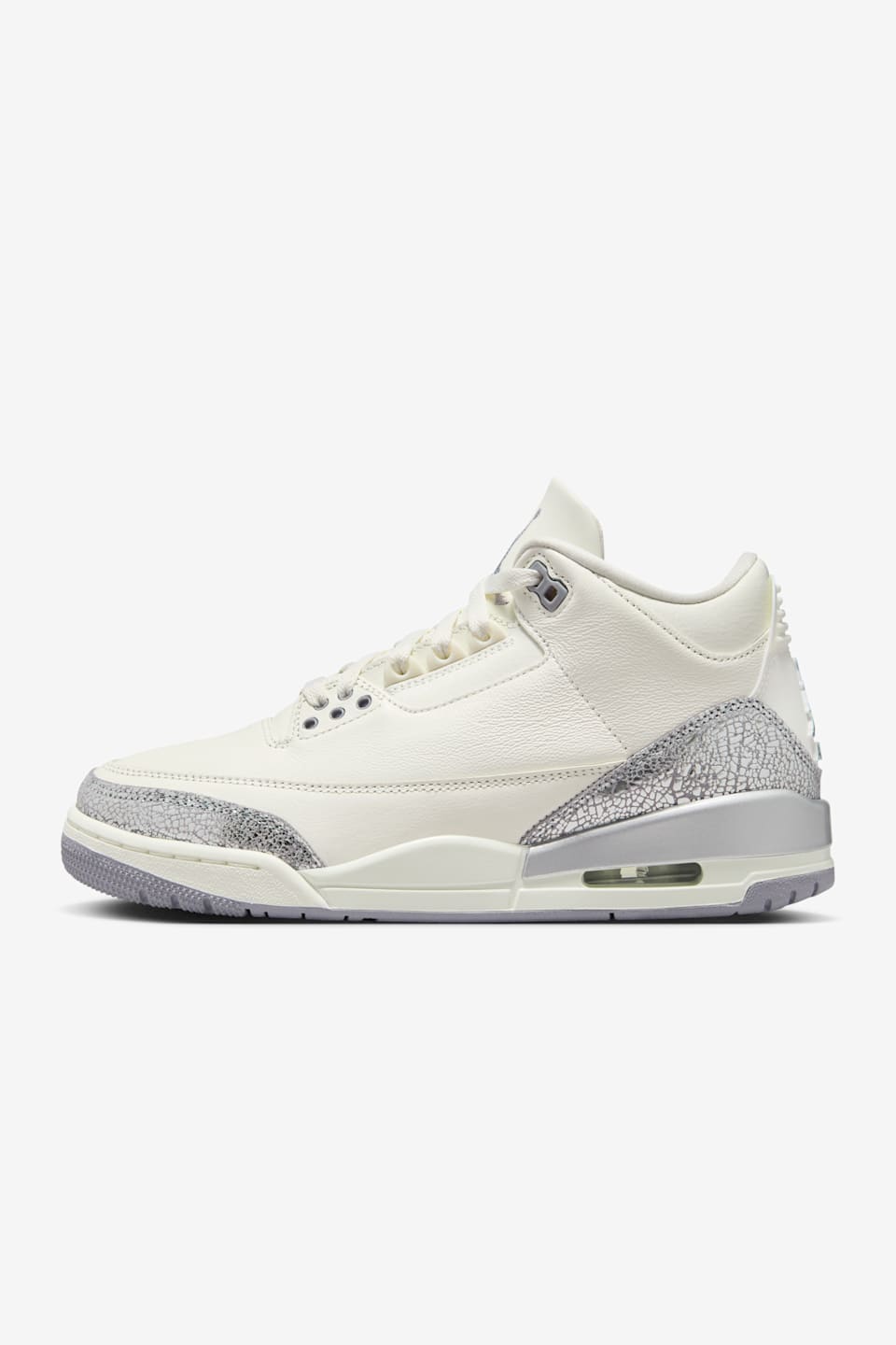 【NIKE公式】レディース エア ジョーダン 3 レトロ 'Sail and Cement Grey' (CK9246-100 / WMNS AJ 3 RETRO)
