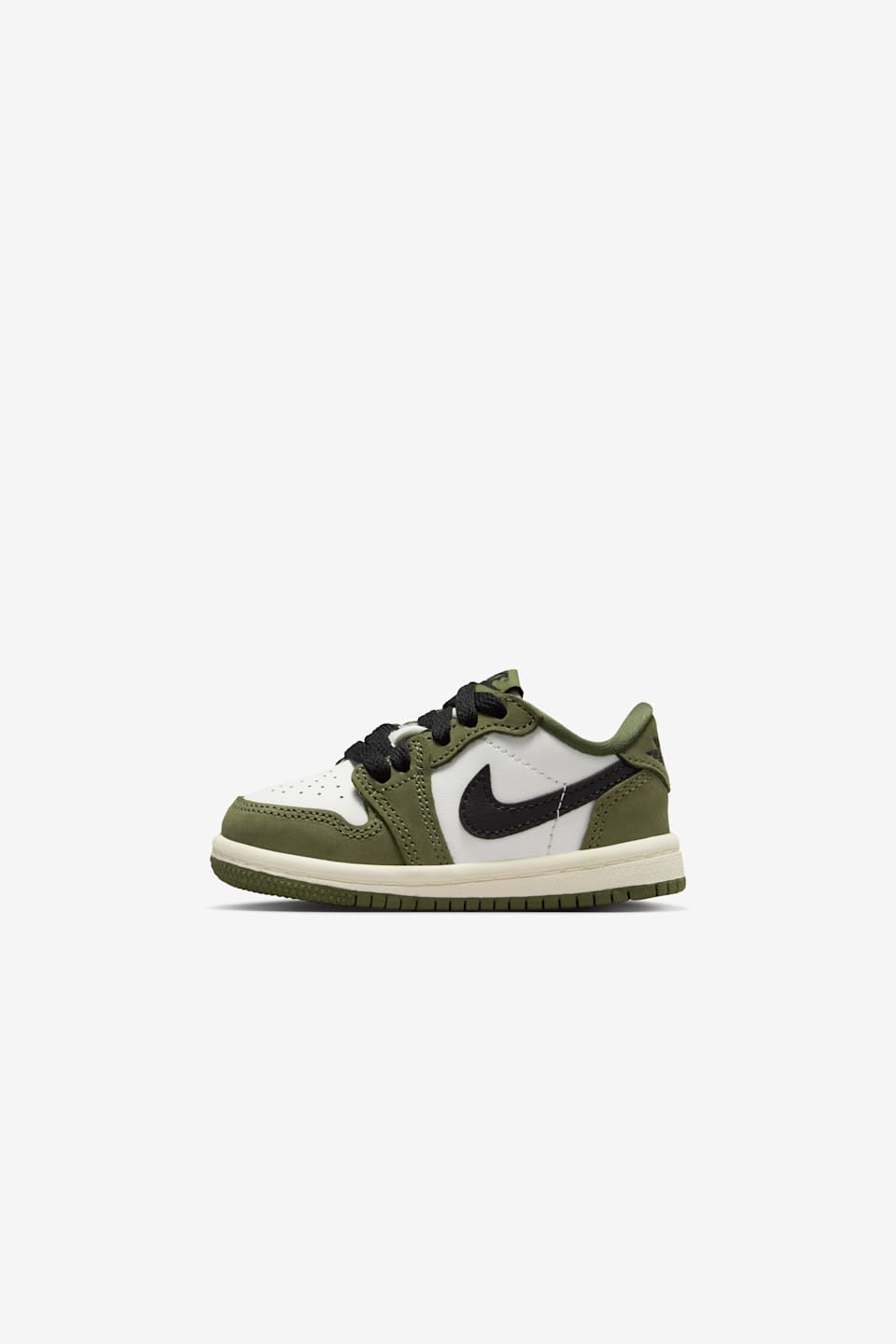 Toddler Jordan 1 Low 'Medium Olive and Summit White' (HQ6997-200)