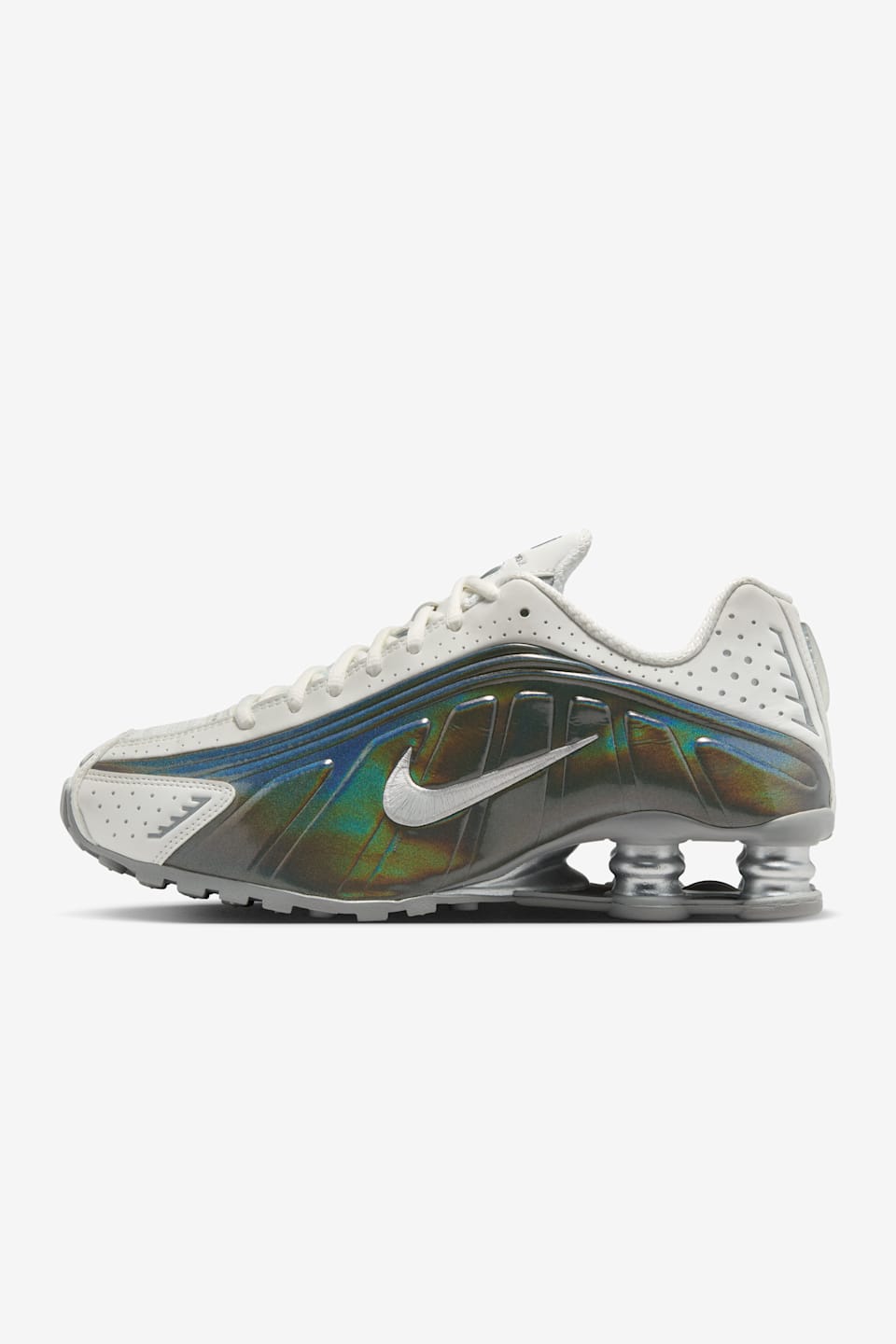 【NIKE公式】レディース ショックス R4 'Summit White and Metallic Silver' (IB7703-100 / W NIKE SHOX R4)