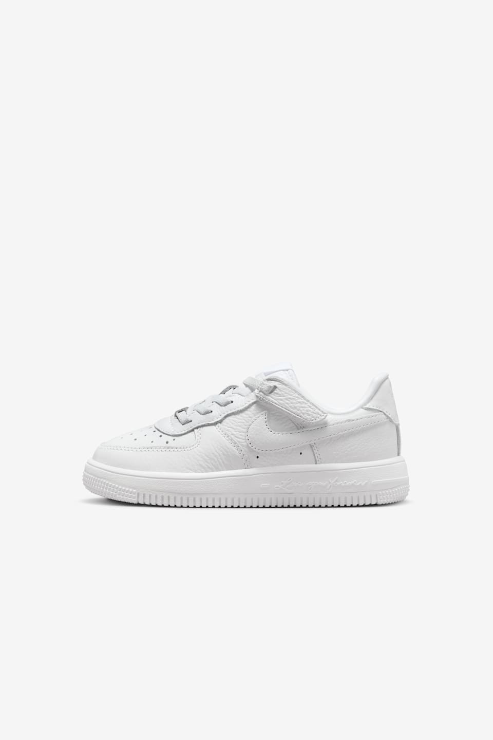 【NIKE公式】リトルキッズ NOCTA フォース 1 'White' (HJ7925-100 FORCE 1 LOW EASYON CP BP)