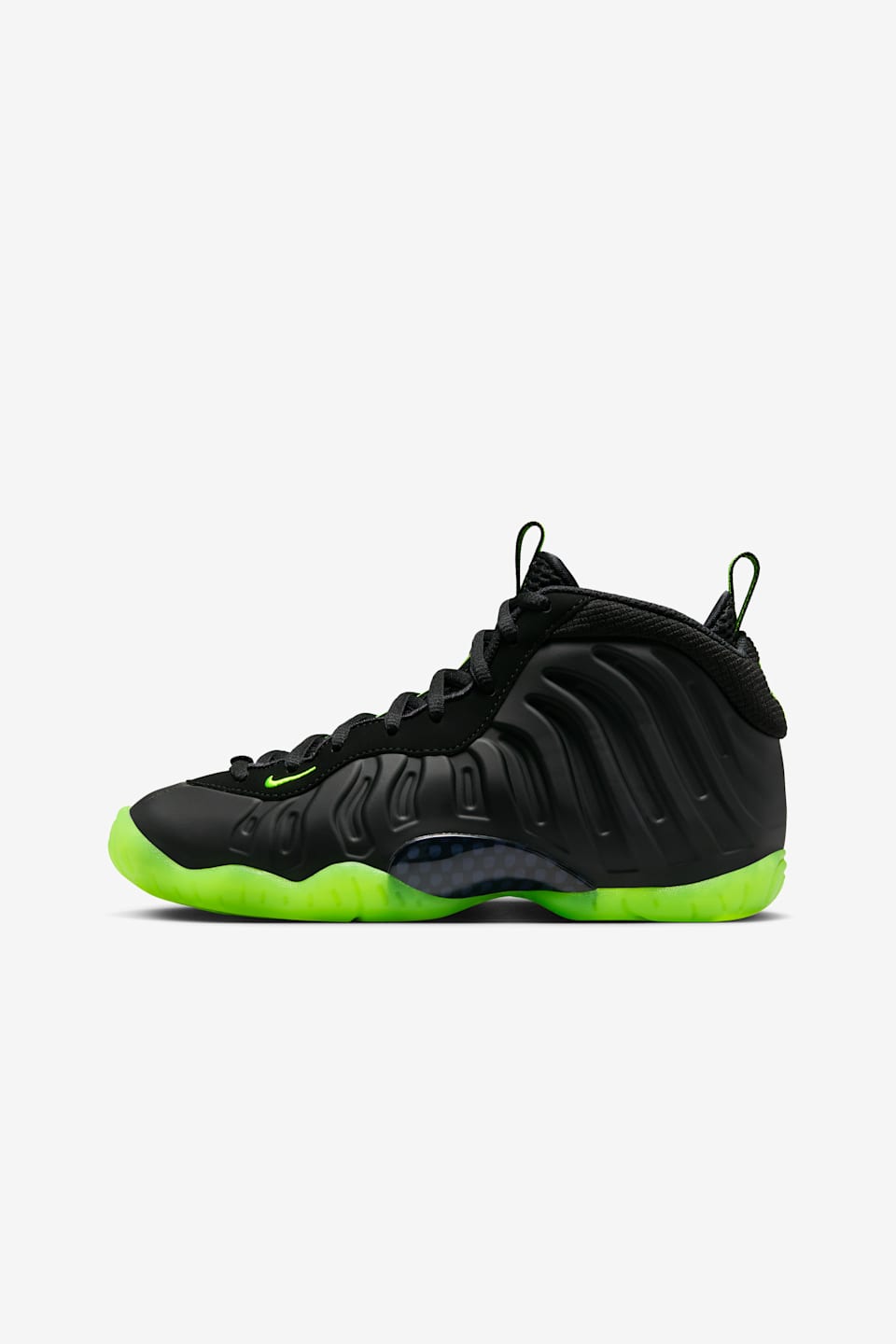 Big Kids' Little Posite One 'Black and Volt'  (HF0977-001)