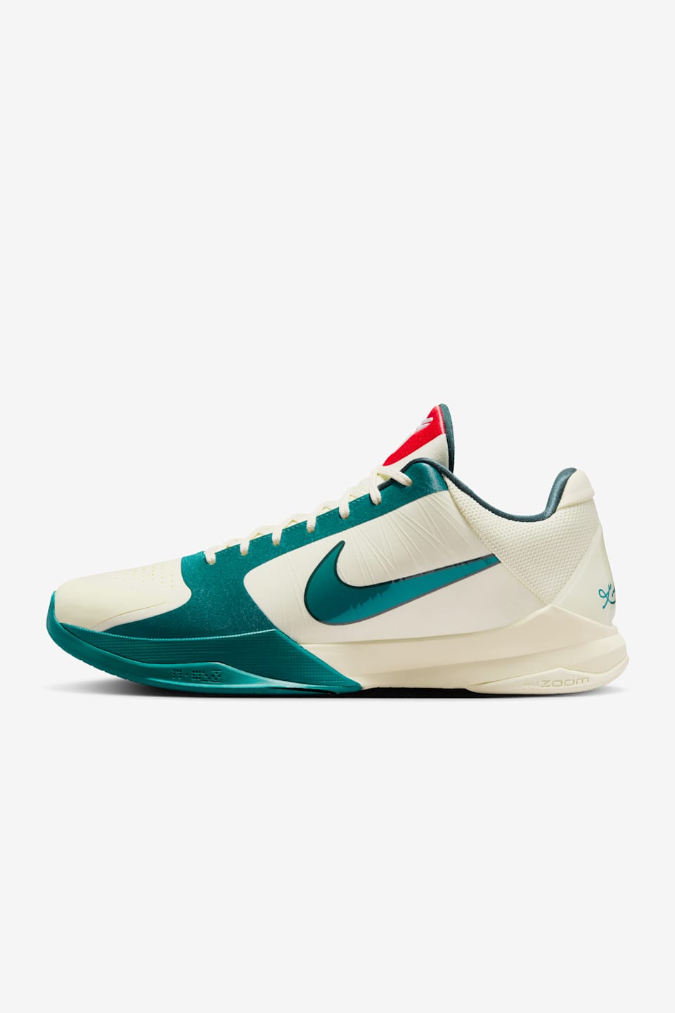 Date de sortie de la Kobe 5 Protro x Caitlin Clark "Coconut Milk and Bright Spruce" (IZ1852-100)