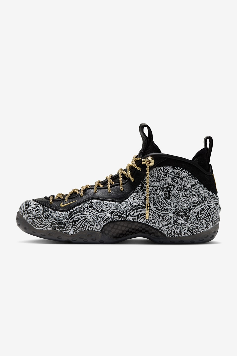 Air Foamposite One x Victor Solomon 'Black and Metallic Gold' (IR2077-001) Release Date