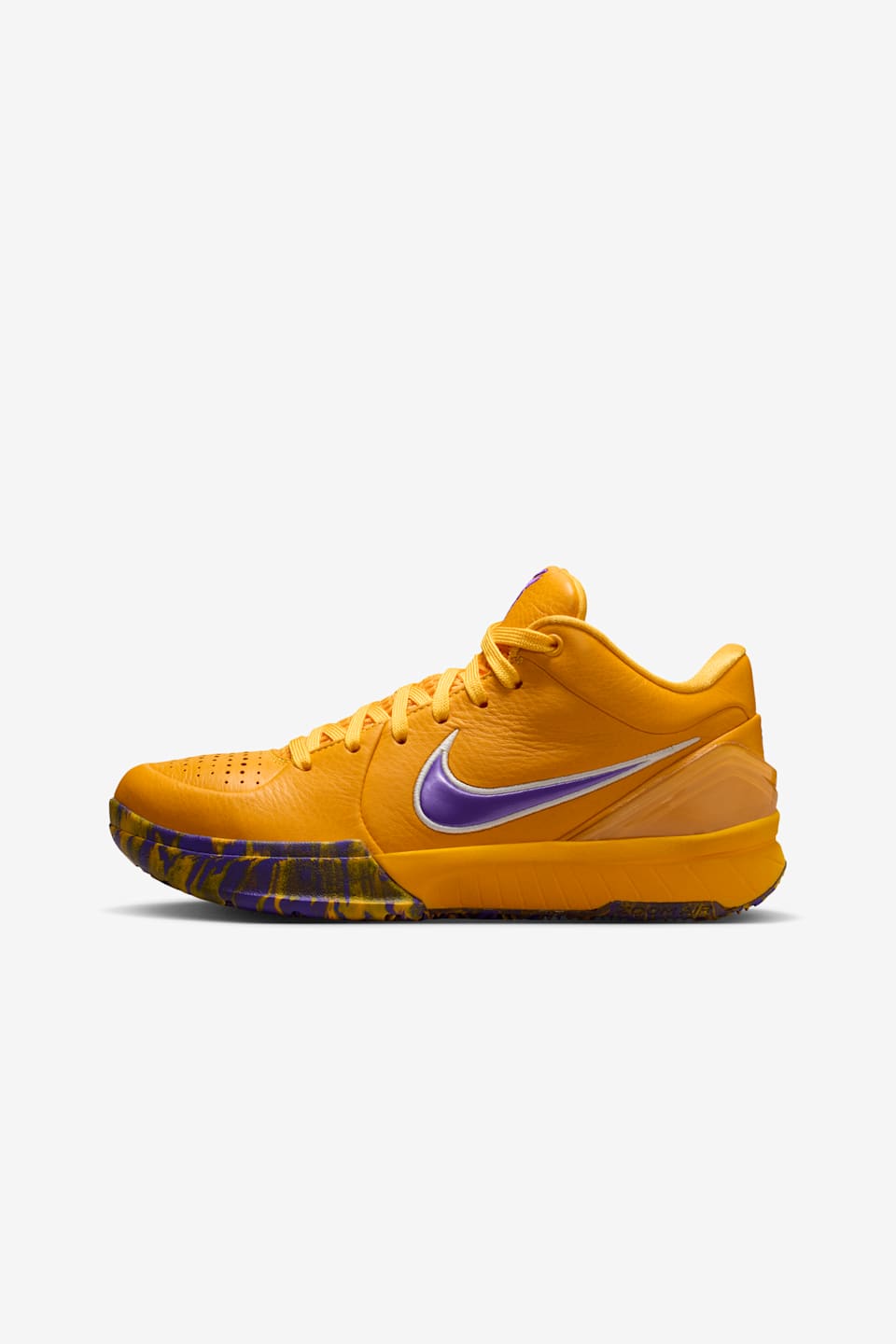 Fecha de lanzamiento de los Kobe 4 "Draft Pack" "University Gold and Fierce Purple" para niños grandes (IQ4109-700)