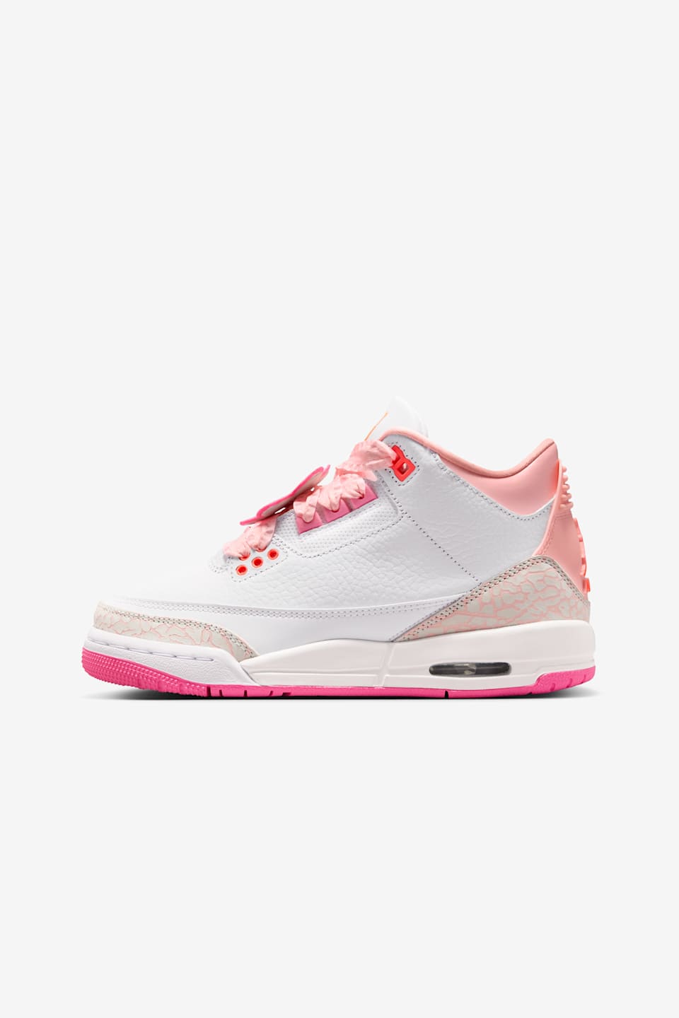 【NIKE公式】ジュニア エア ジョーダン 3 'White and Pink Bloom' (II0599-600) 発売日