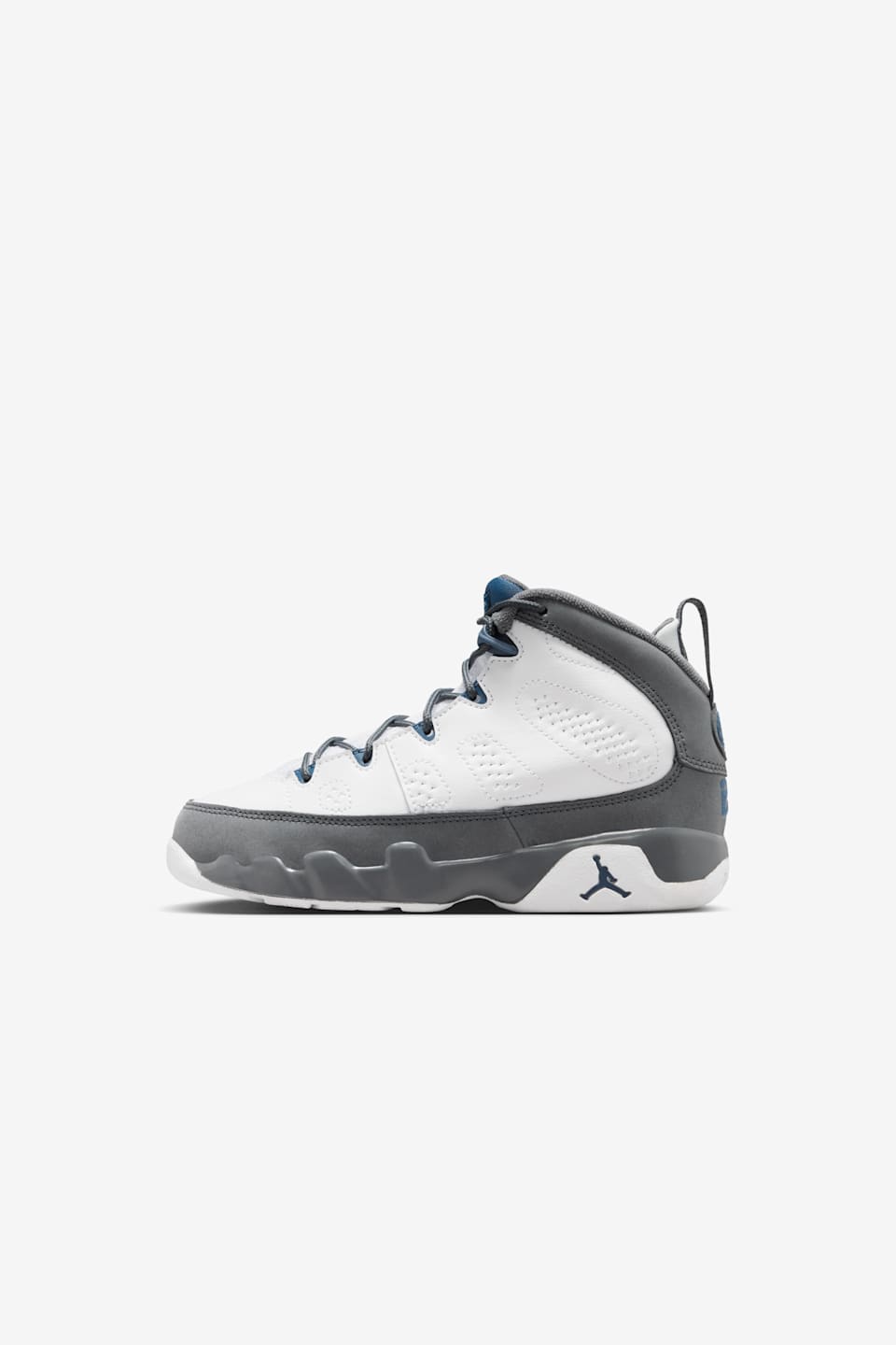 Little Kids' Jordan 9 'Flint Grey and French Blue' (401811-100)