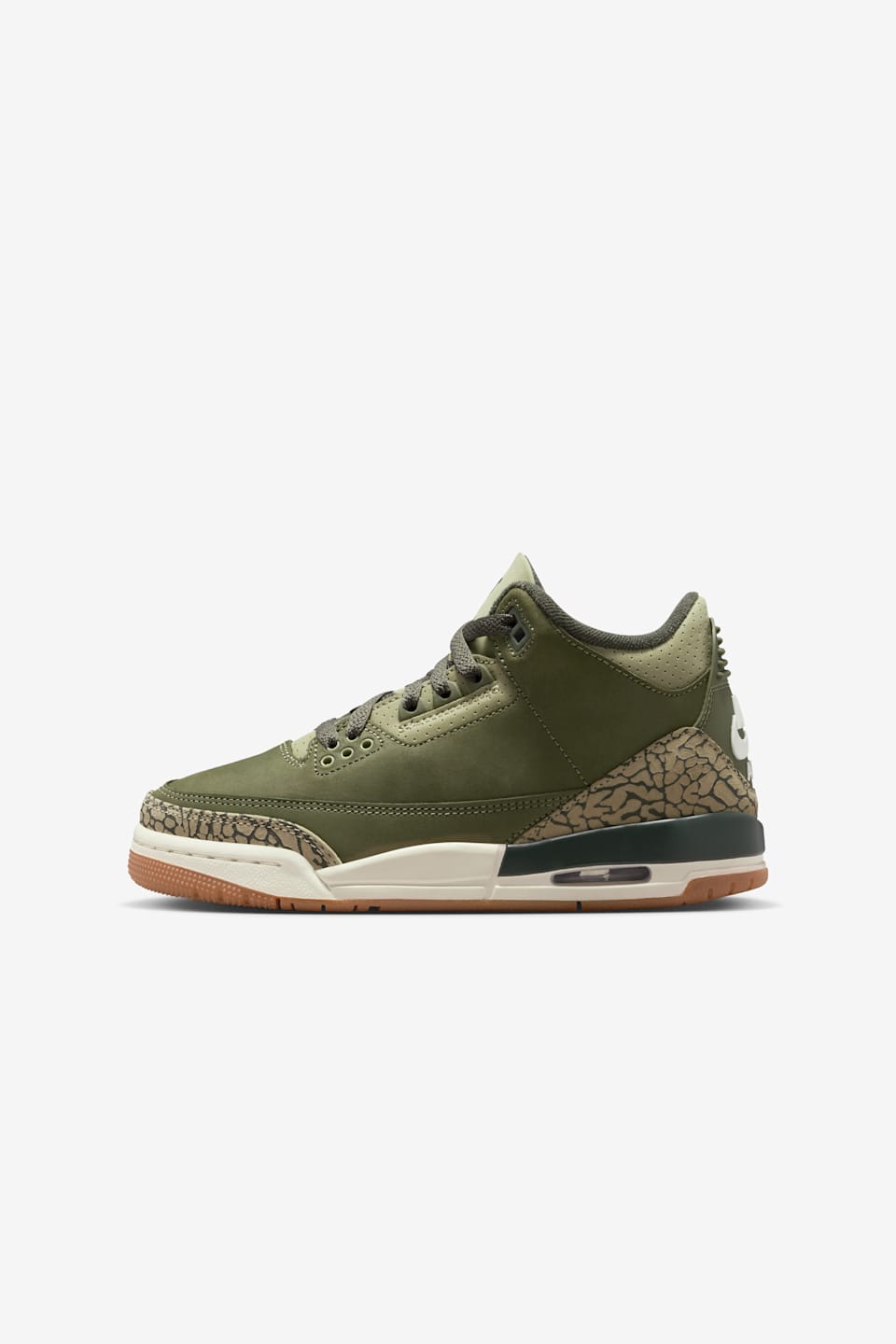 Big Kids' Air Jordan 3 'Medium Olive' (DM0967-202)