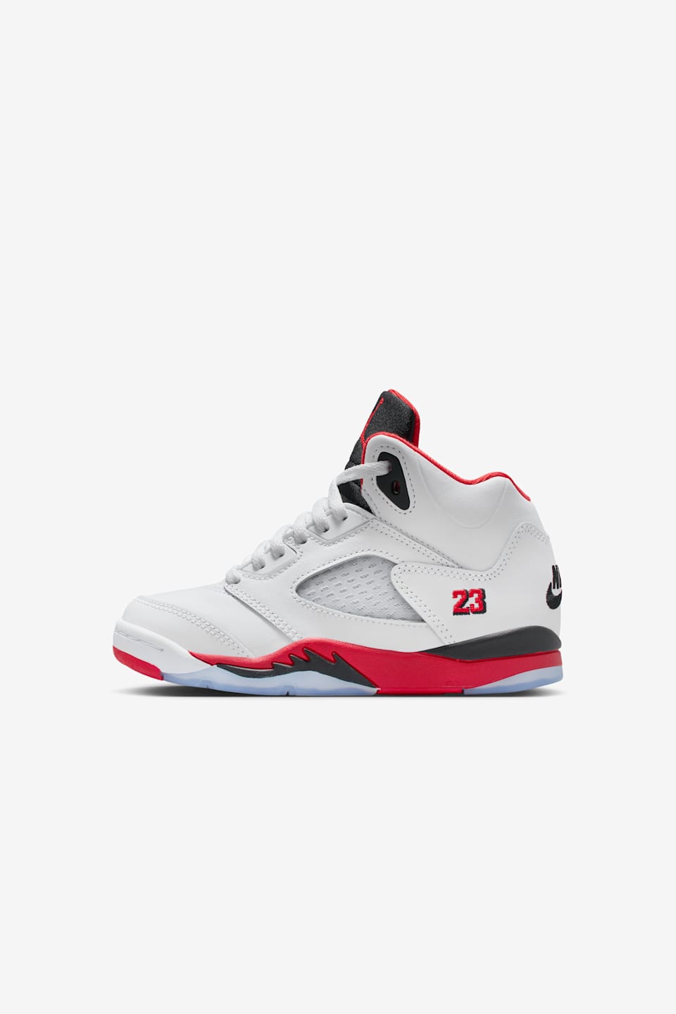 【NIKE公式】エア ジョーダン 5 'Fire Red "Black Tongue"' (HQ7978-101 / AIR JORDAN 5 RETRO OG)