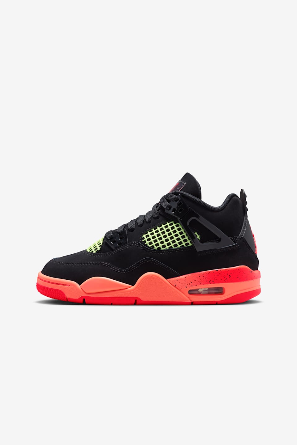 【NIKE公式】ジュニア エア ジョーダン 4 'Black and Bright Mango' (II1271-001) 発売日