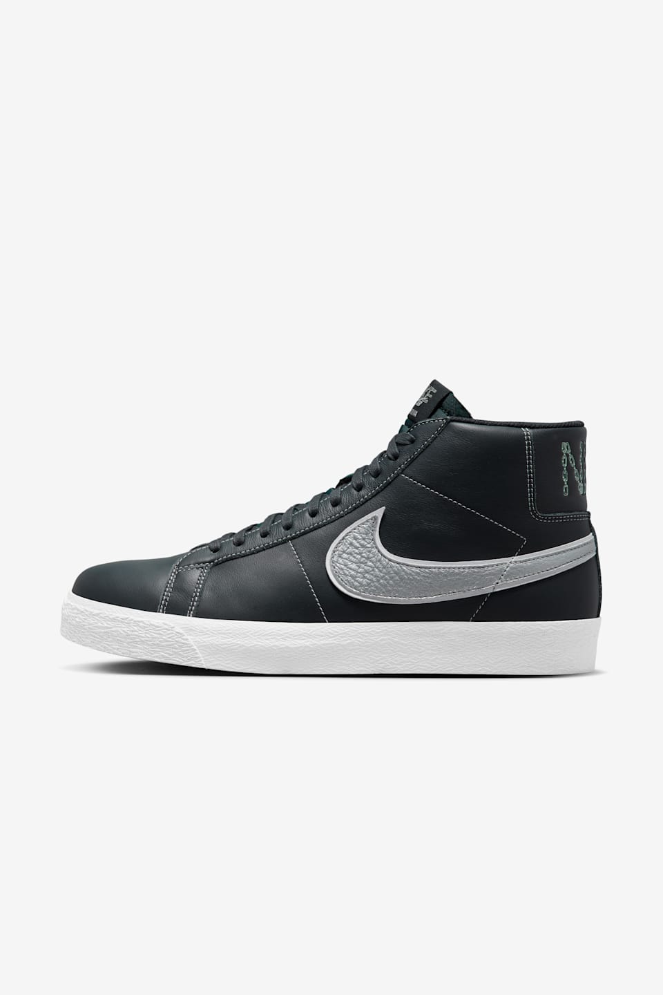 Nike SB Zoom Blazer Mid x Mason Silva 'Dark Obsidian and Metallic Silver' (DZ7260-400) Release Date