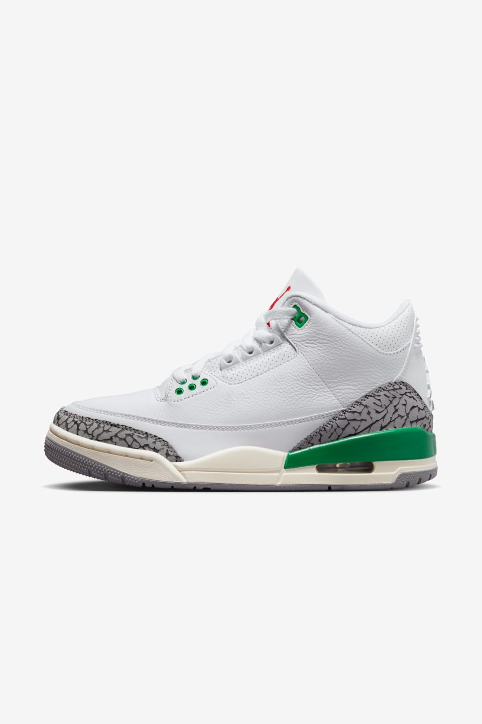 White and green 3s hotsell