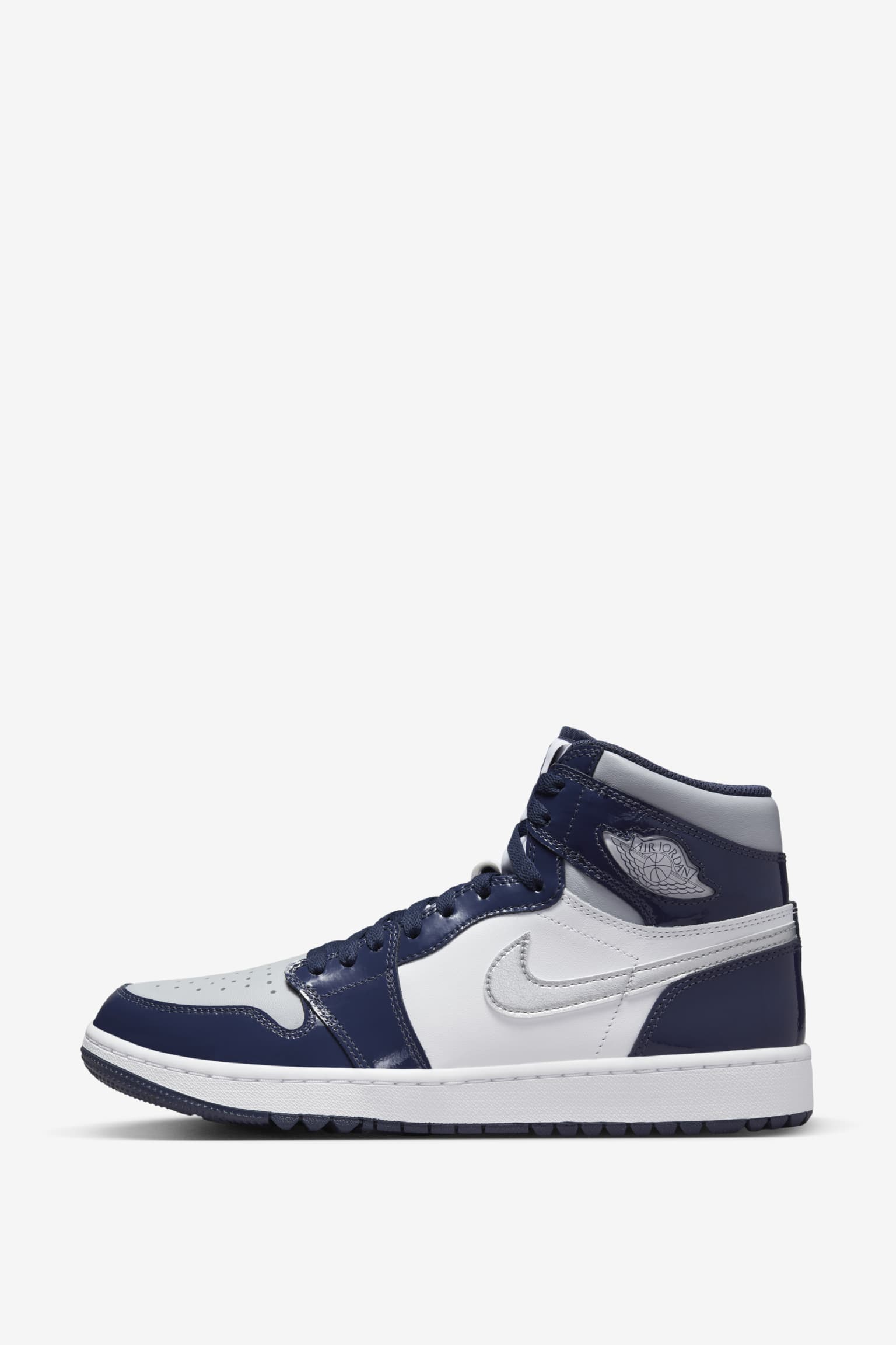 NEW NIKE AIR Jordan 1 High Golf Patent Midnight Navy DQ0660