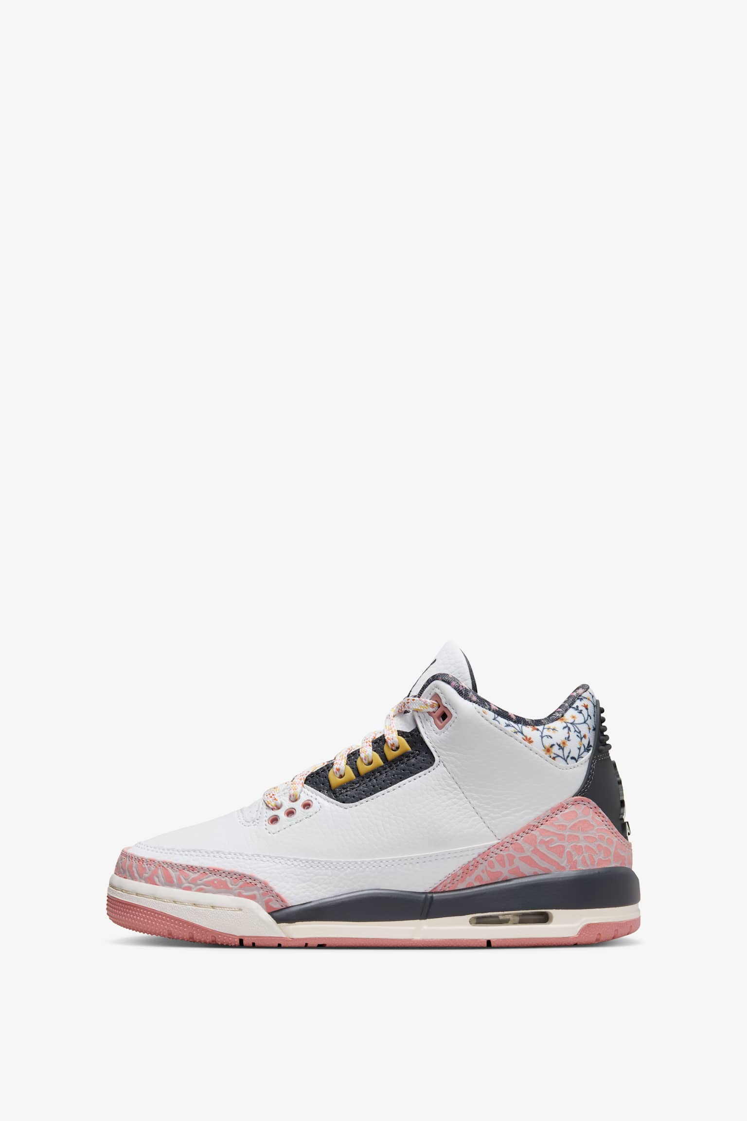 Older Kids' Air Jordan 3 'Vintage Floral' (441140-100
