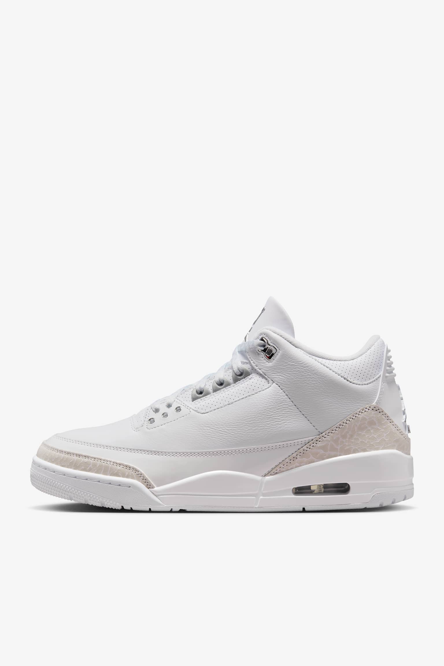 【オーバーヘッドペンギン】Nike Air Jordan 3 Air Jordan 3 'White and Silver' (CT8532-111) release date