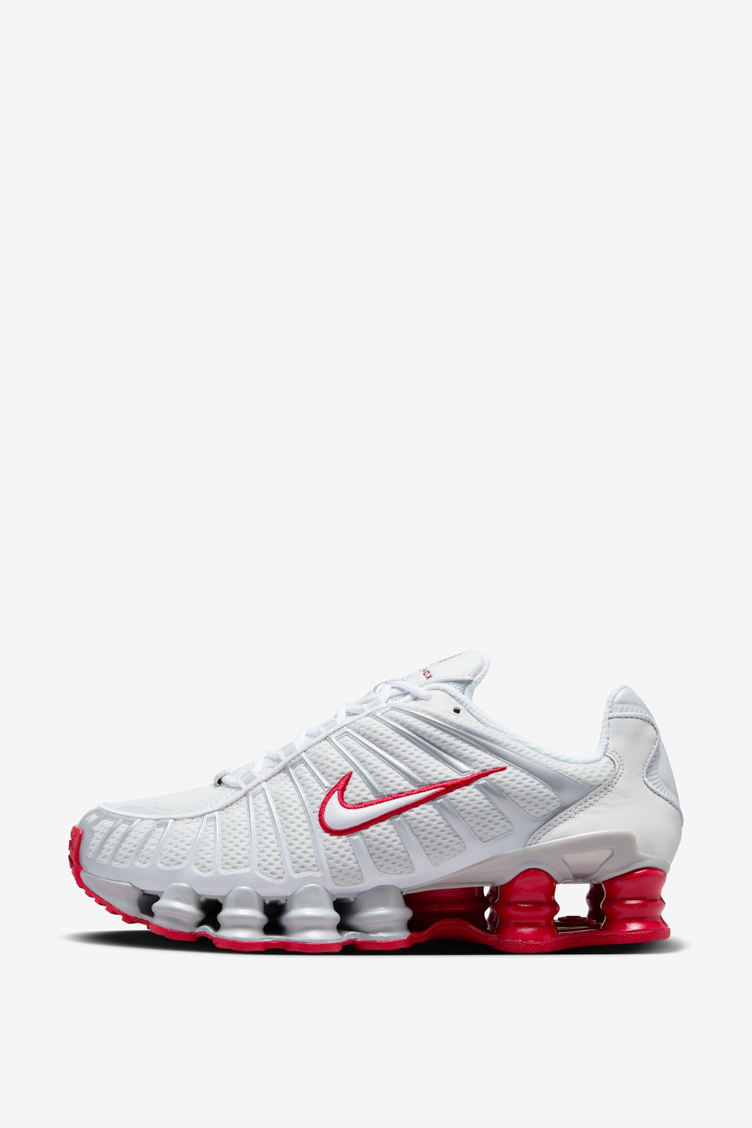 靴 NIKE SHOX TL PLATINUM TINT/LLIC Nike Shox TL Platinum Tint Gym Red White Silver Grey FZ4344-001