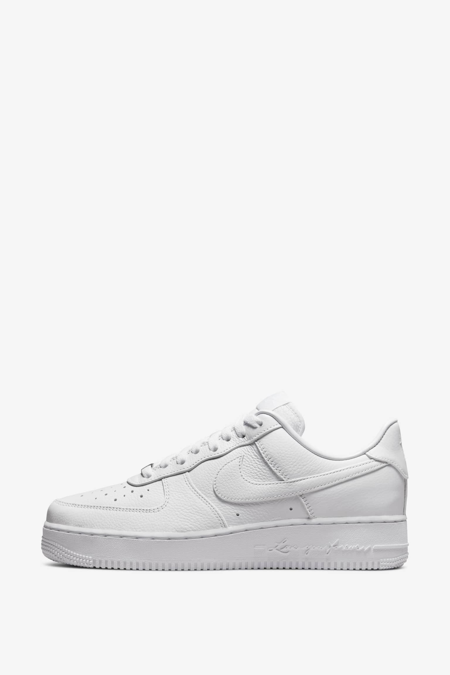 NOCTA Air Force 1 'White' (CZ8065-100) release date. Nike SNKRS
