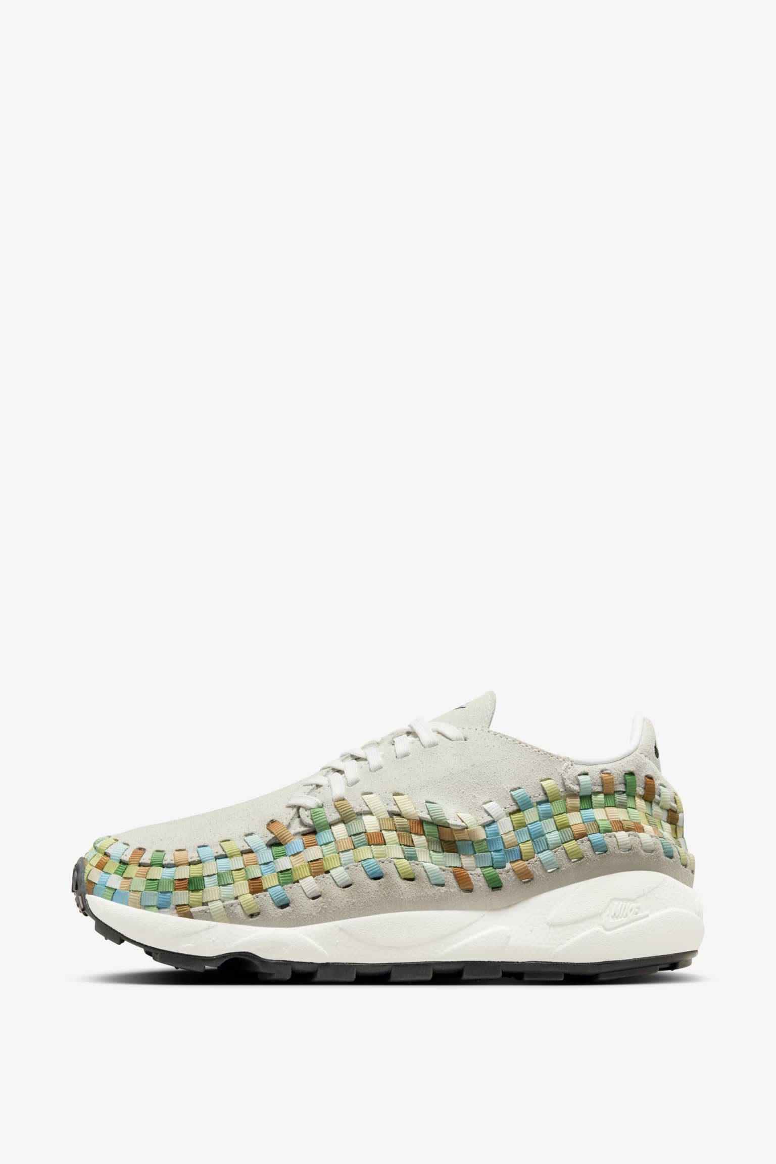 Nike Air Footscape Woven NM Men's Size 11 Light Bone Rainbow