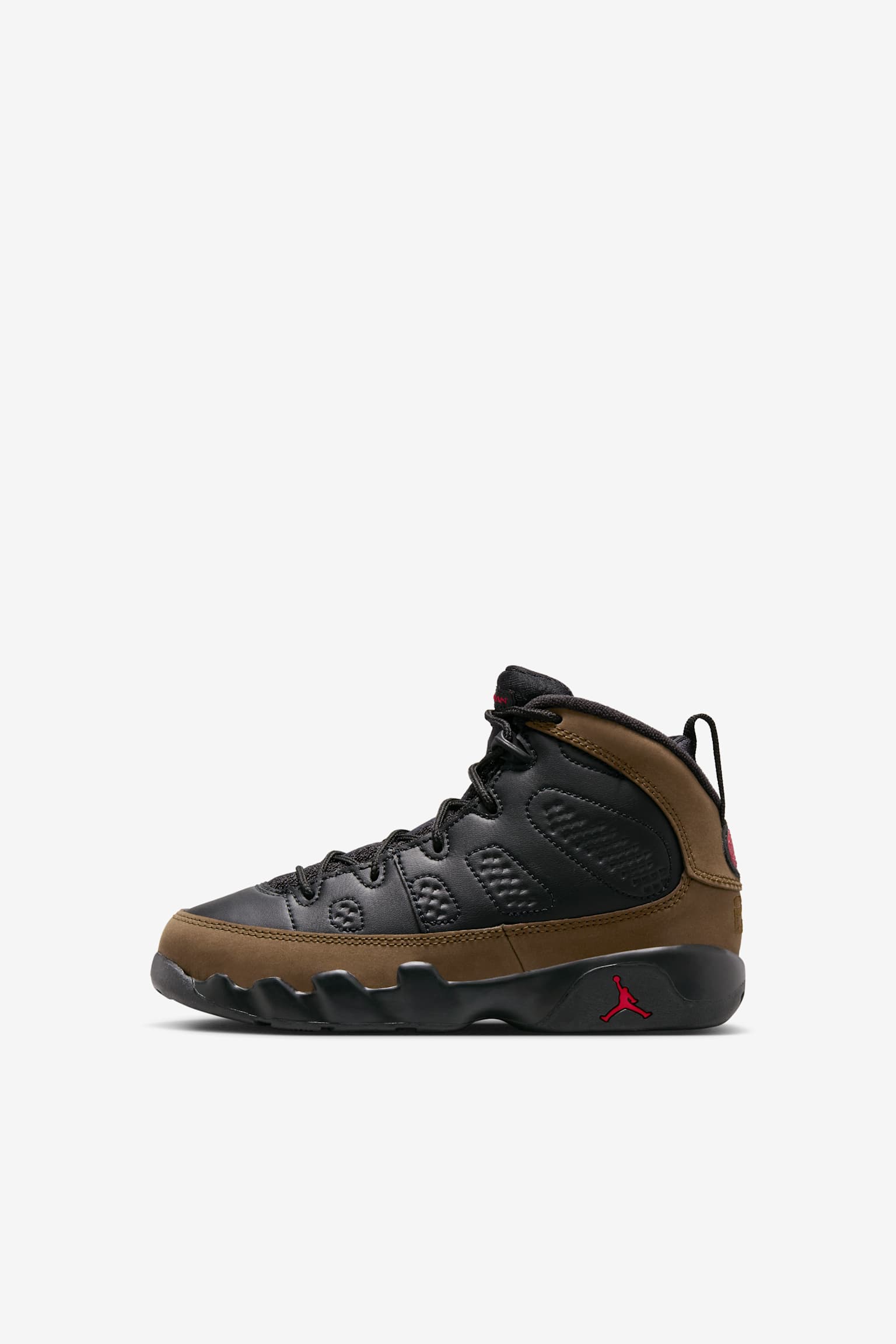 Little Kids' Jordan 9 'Olive' (401811-030). Nike SNKRS