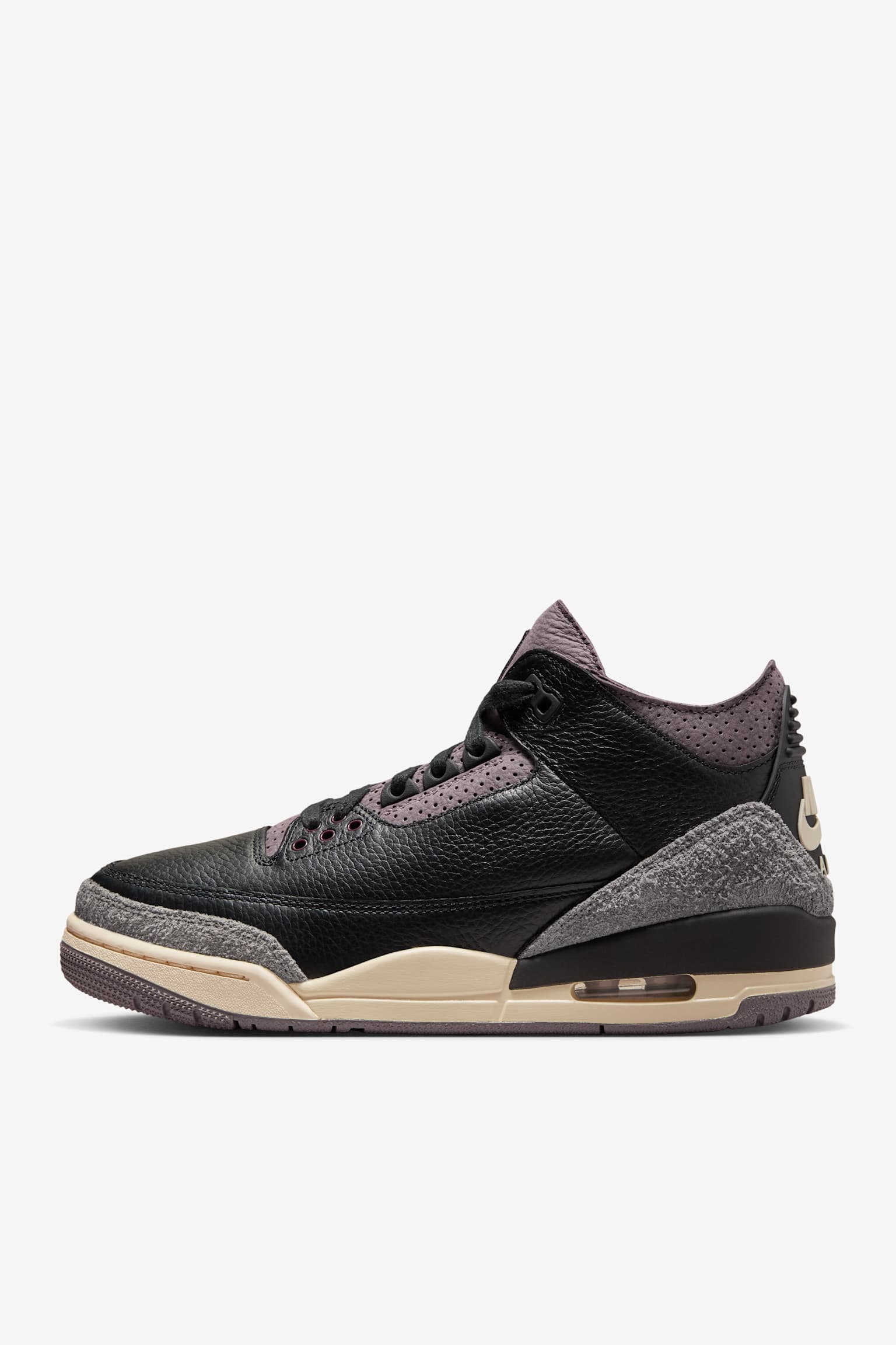 ☆NIKE☆Air Jordan3 x A Ma Maniere☆Black and Flat Pewter Jordan 3 Retro OG SP A Ma Maniére While You Were Sleeping