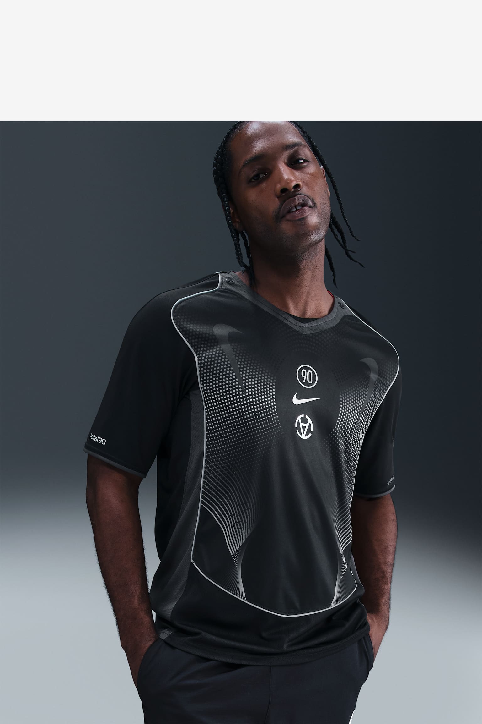 トップス Slam Jam Total 90 Dri-FIT Longsleeve Nike x Slam Jam Total 90 Apparel Collection Release Date. Nike SNKRS