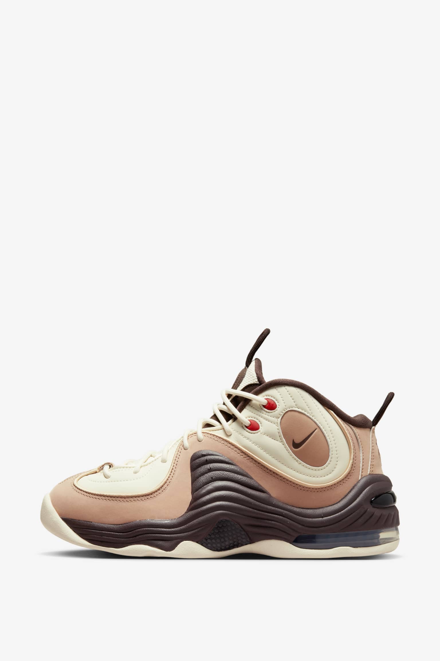 スニーカー Nike Air Penny 2 Baroque Brown COCONUT MILK FB8885-100 Nike Air Penny II 2 NAS Coconut Milk Baroque Brown Hemp