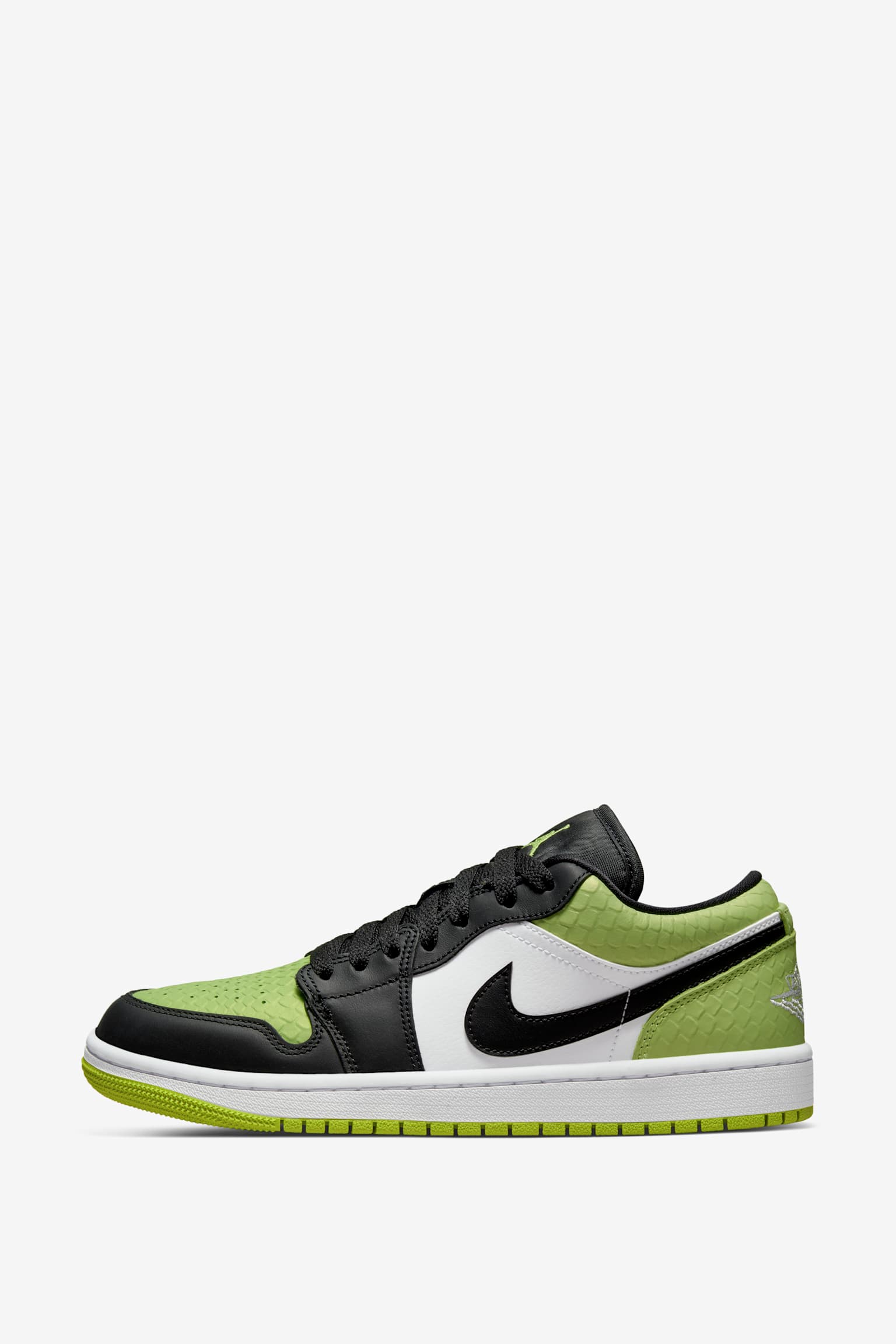 Air Jordan 1 Low 'Vivid Green and Black' (DX4446-301