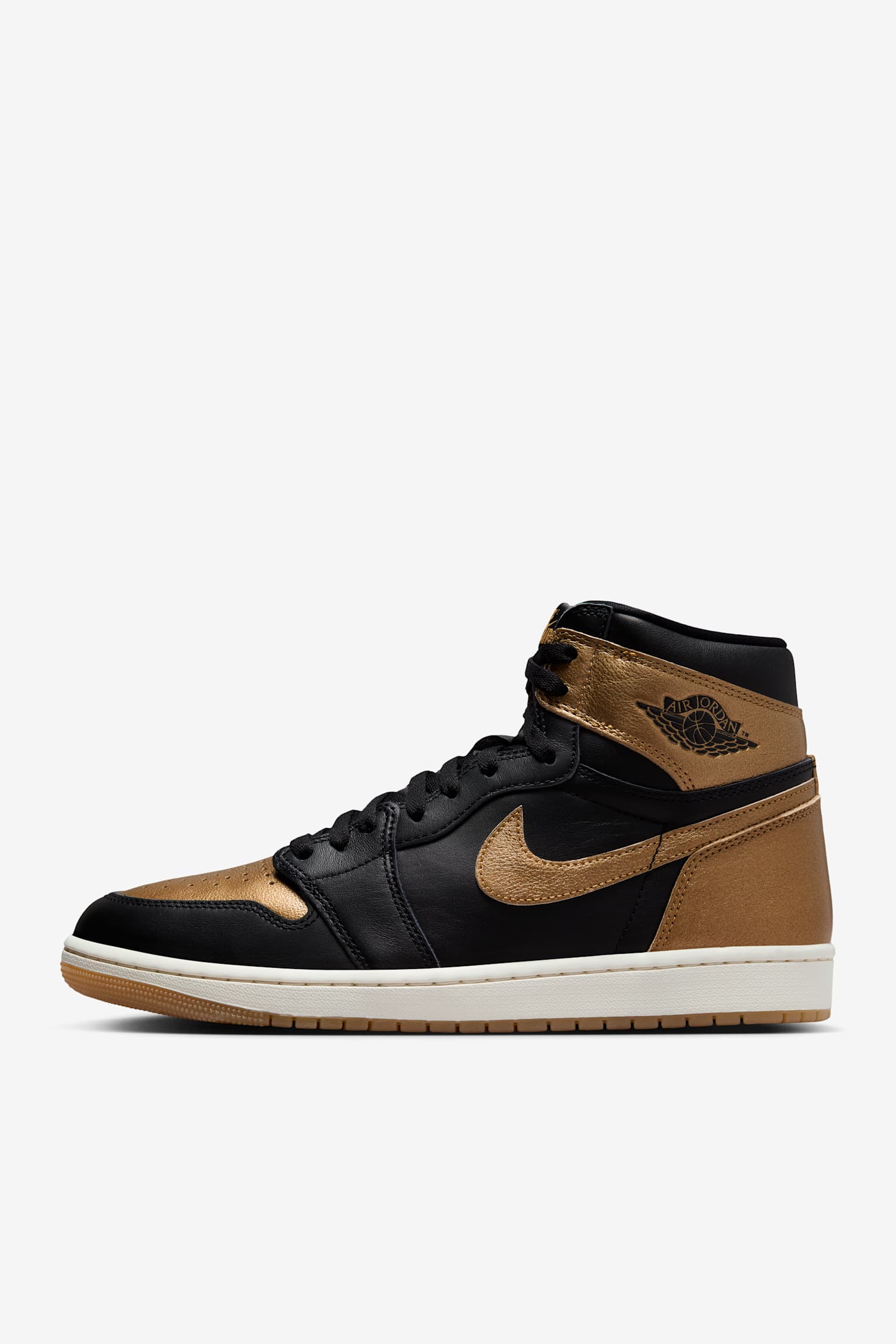 nike air negras y doradas