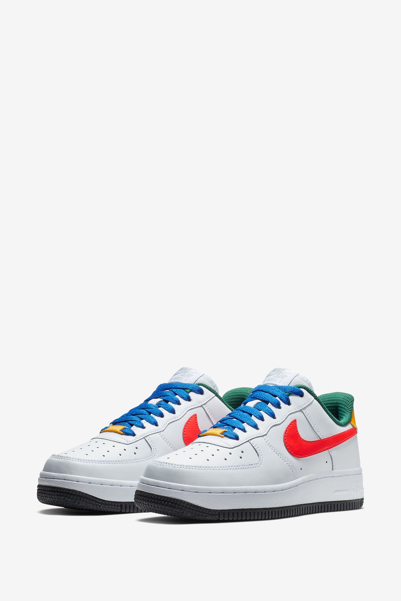 Nike Women's Air Force 1 Low Love 'Bright Crimson & White