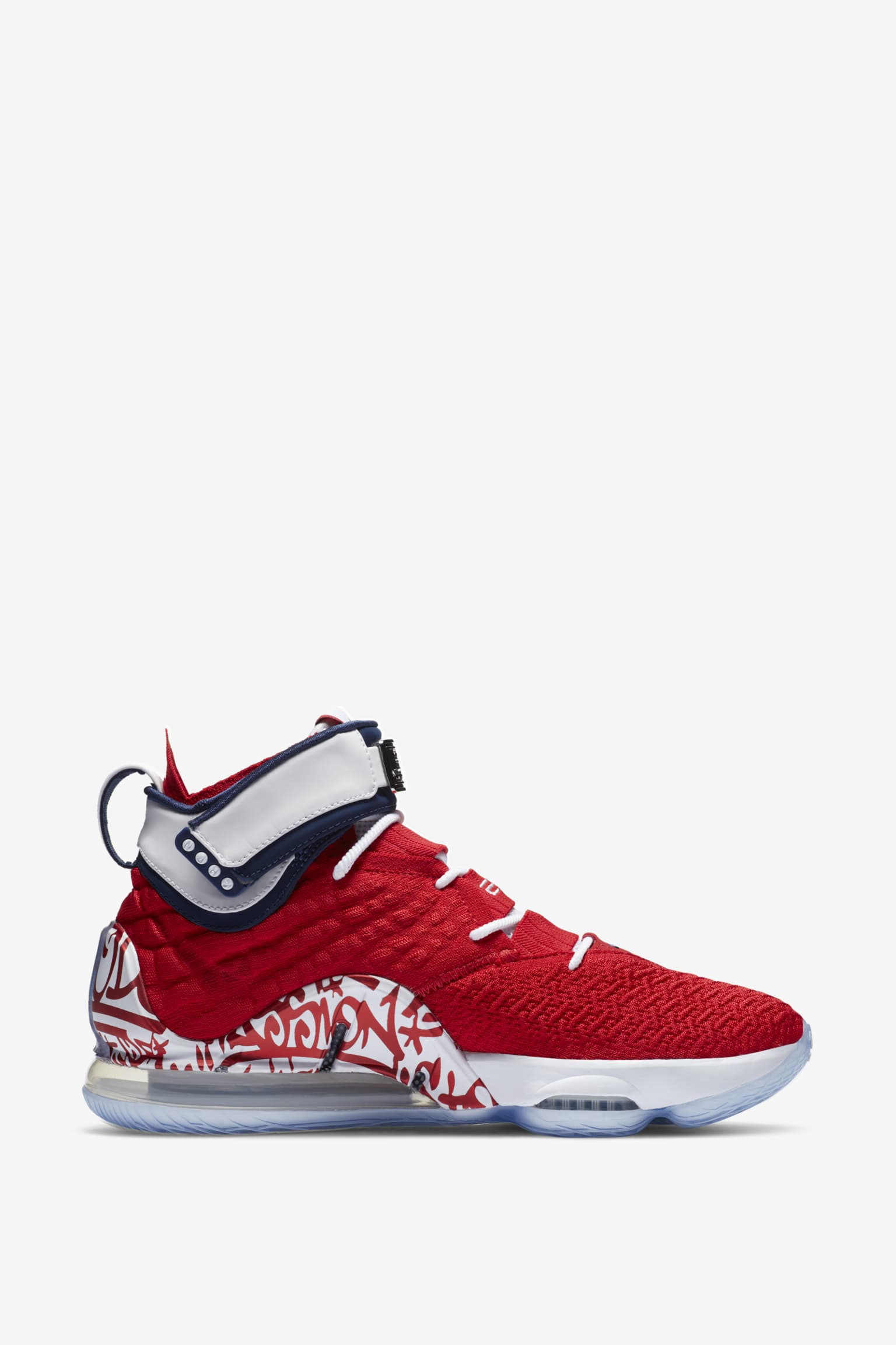 LeBron 17 'Graffiti Fire Red' Release Date. Nike SNKRS