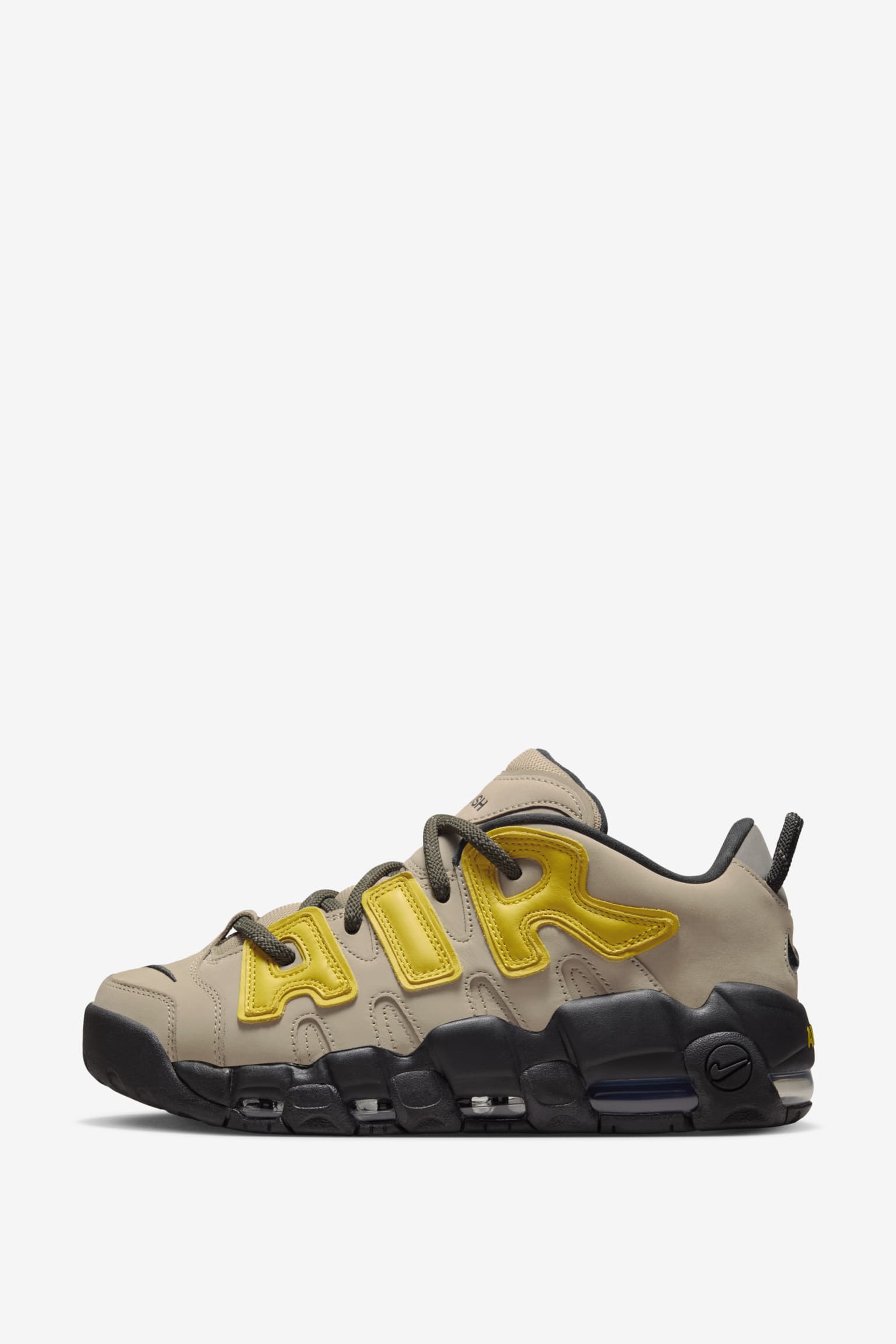 Air More Uptempo Low x AMBUSH 'Vivid Sulfur and Limestone