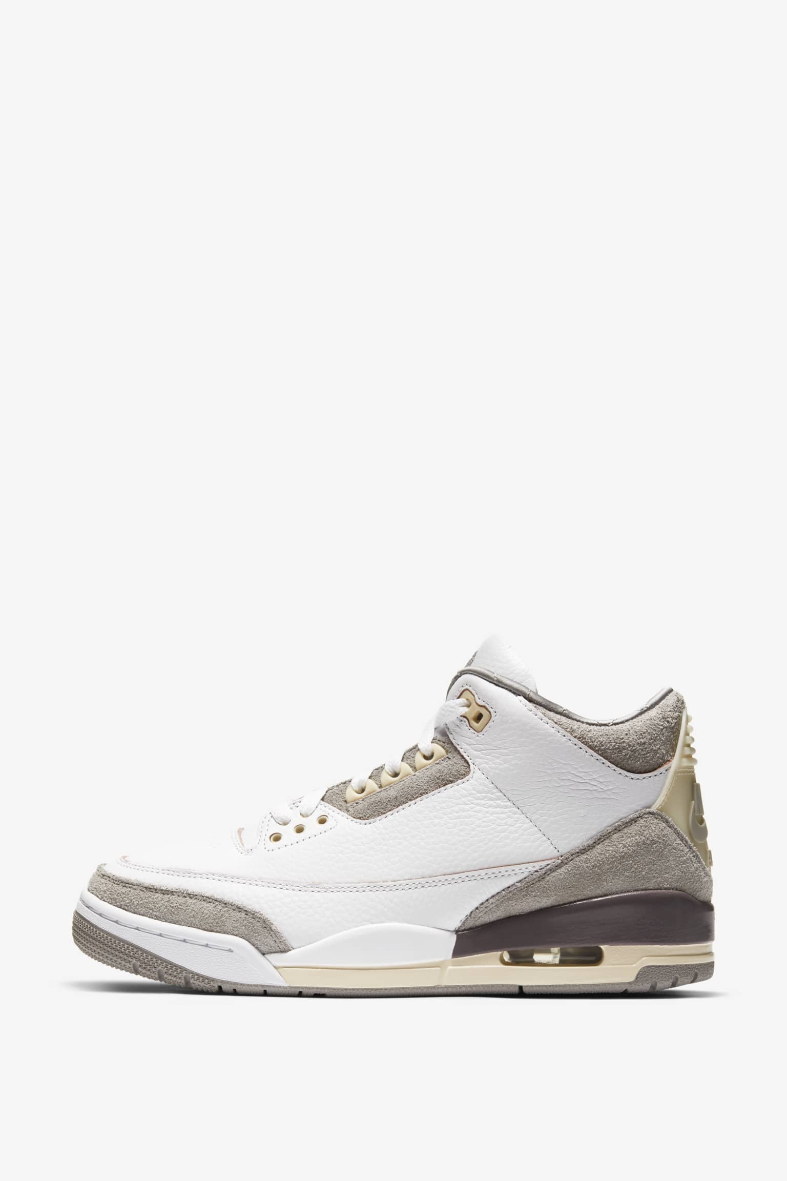 Women's Air Jordan 3 x A Ma Maniére 'Black and Flat Pewter