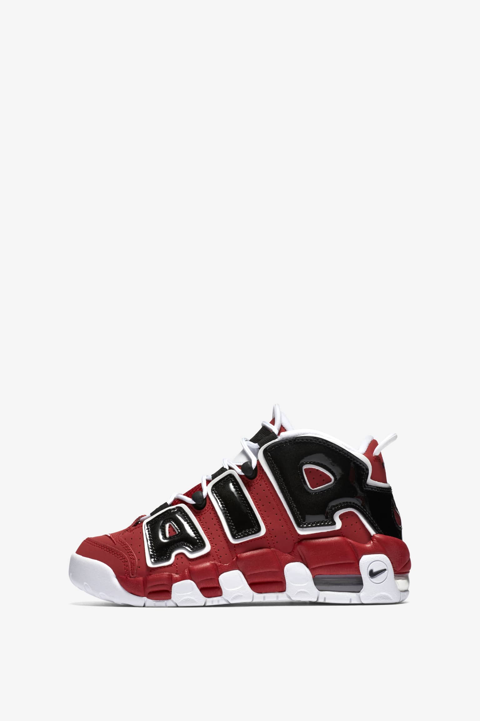 nike air more uptempo 96 red black