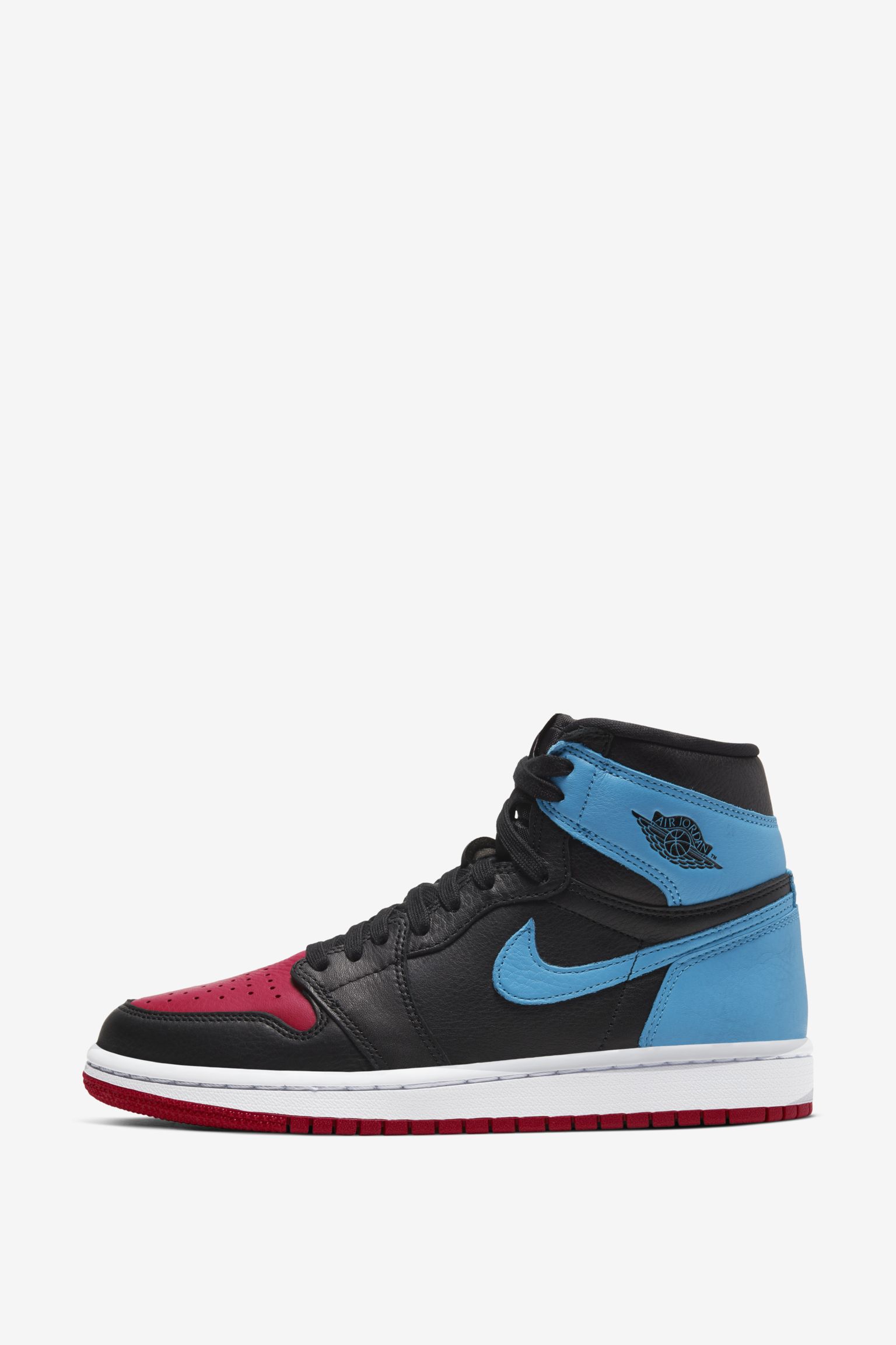 black blue and red jordan 1