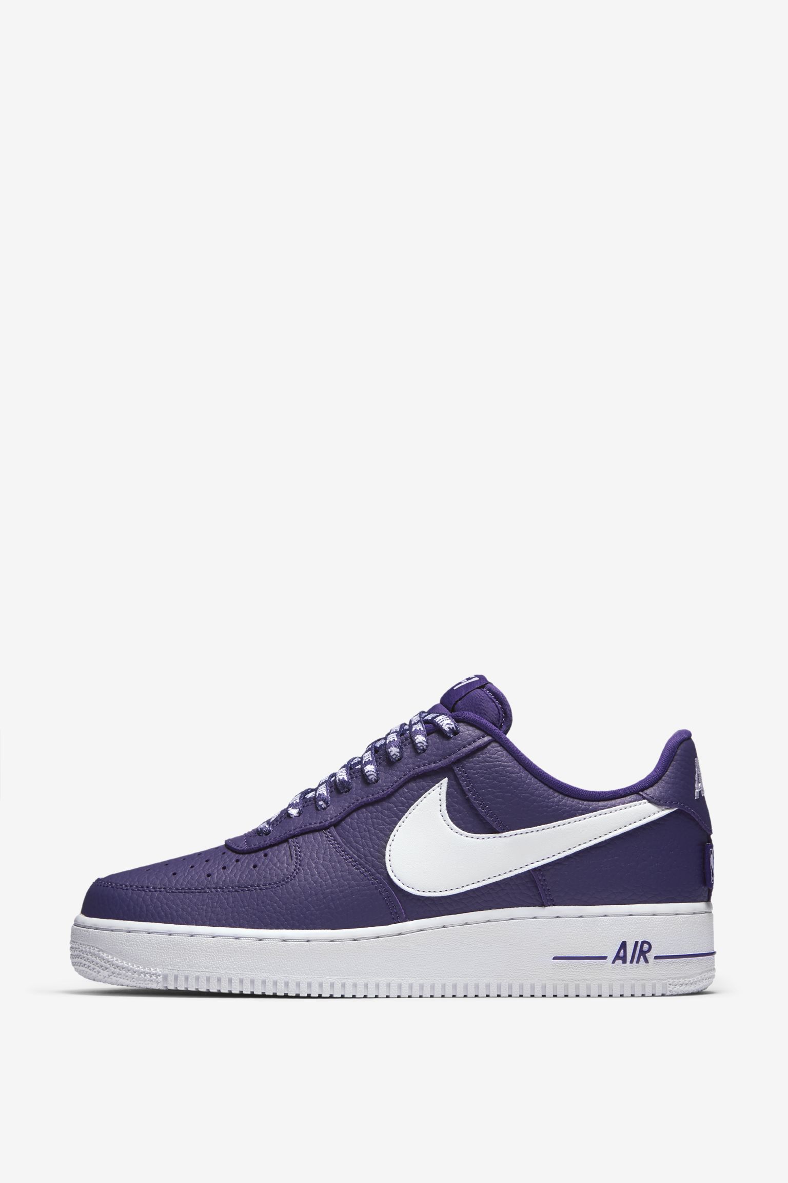 nike air force white and purple
