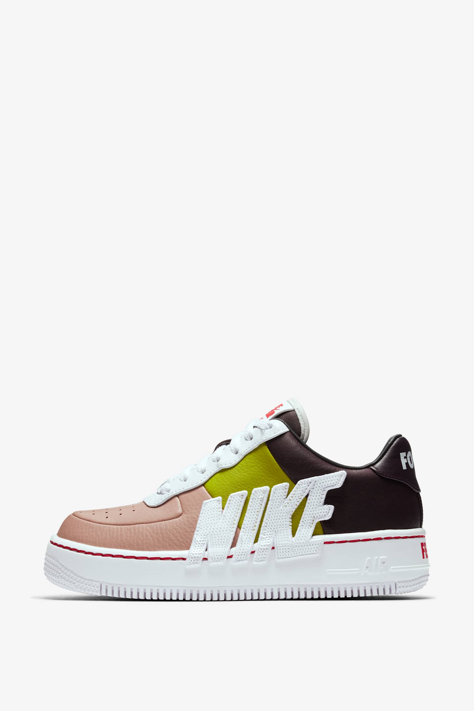 Nike Women's Air Force 1 Low Upstep 'Port Wine & Bright Cactus' Release Date