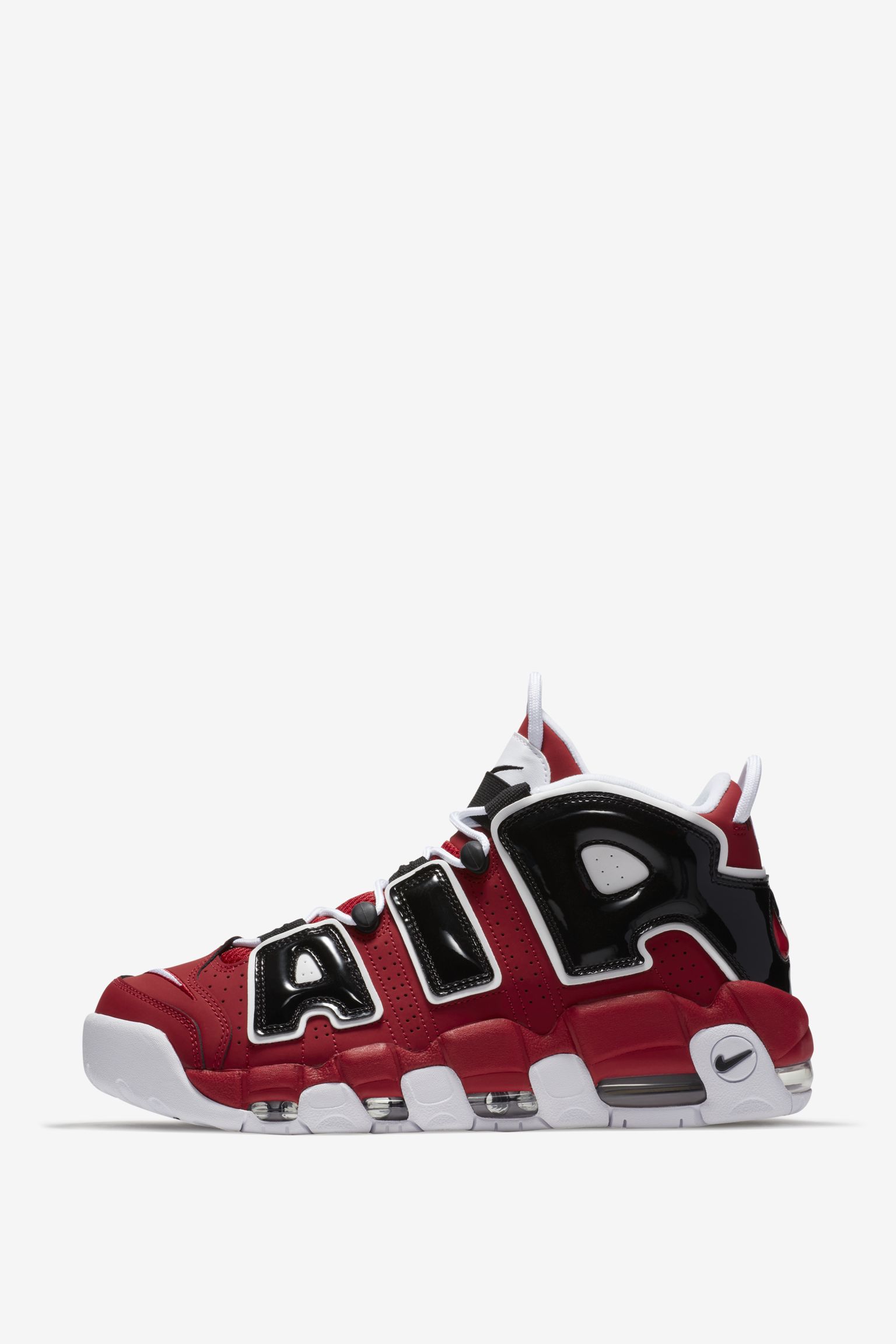 Nike Air more Uptempo 96 “Varsity Red & Black & White”