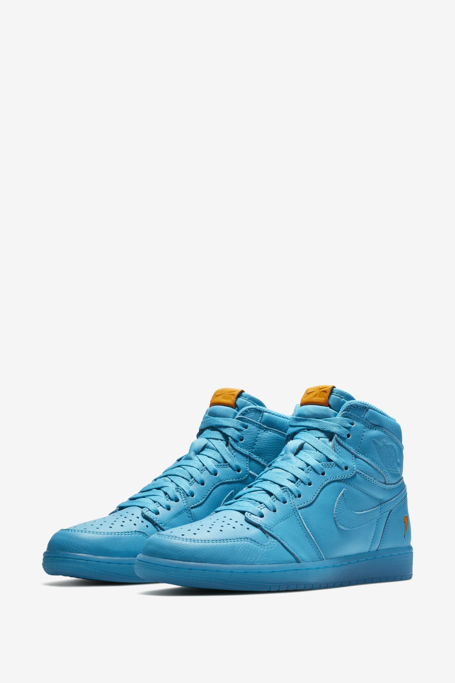 消費税無し Air Jordan SNKRS Nike Date. Release Blue' 'Cool Gatorade High 1 靴