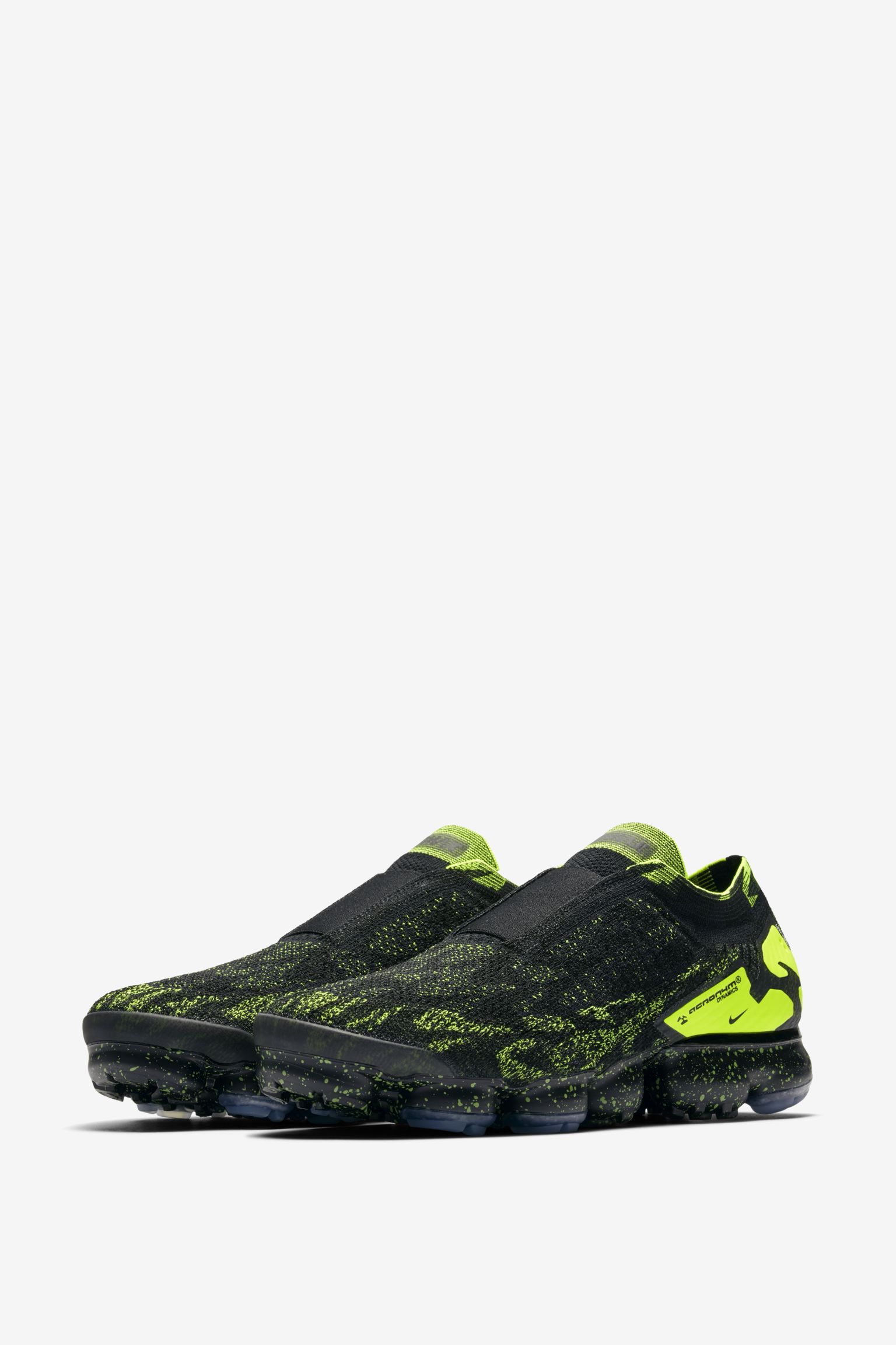 NIKE公式】ナイキ ヴェイパーマックス モック 2 Acronym 'Black u0026 Volt' (AQ0996-007 / VaporMax  Acronym). Nike SNKRS JP