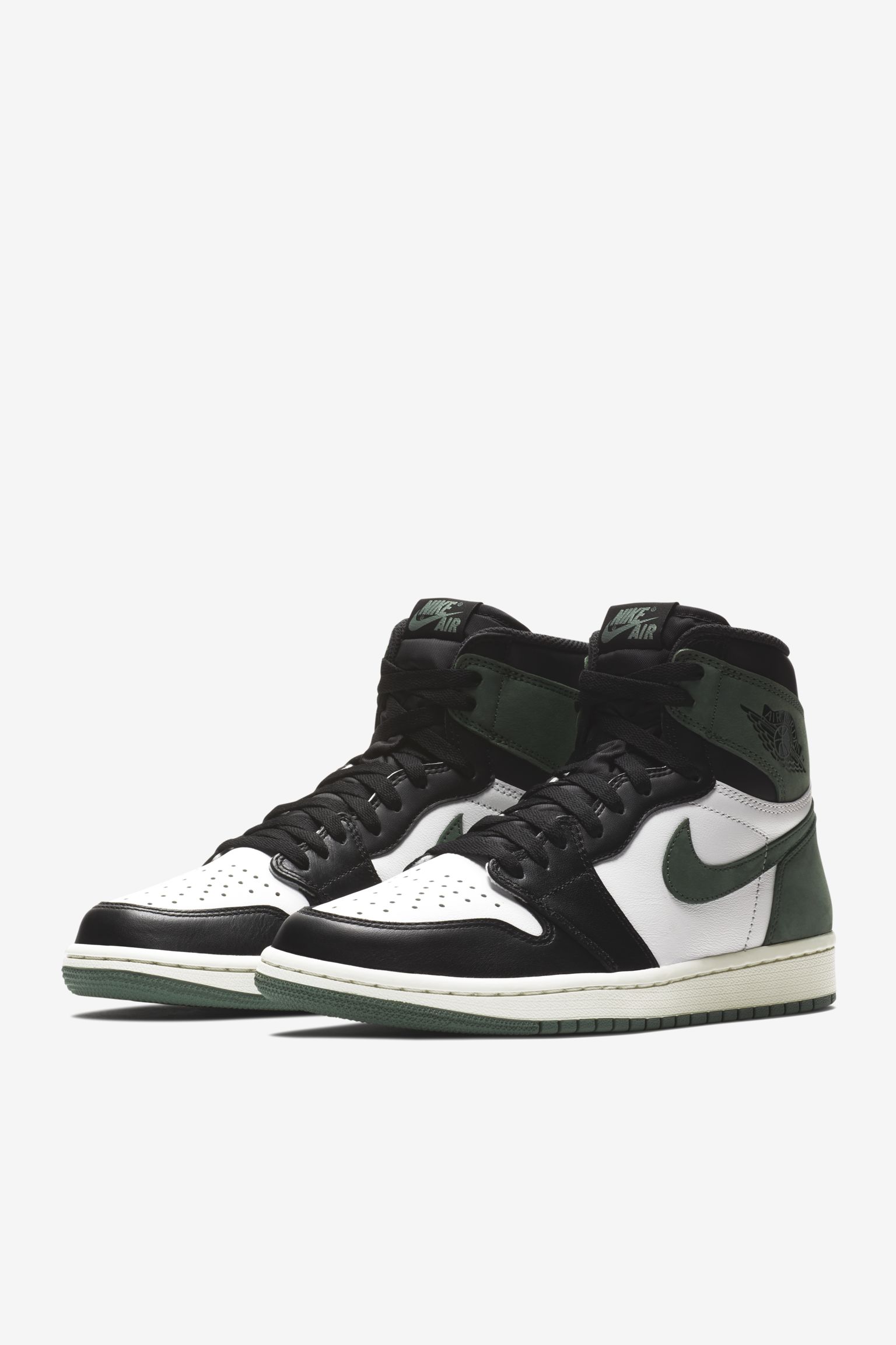 Air Jordan 1 'Summit White & Clay Green & Black' Release Air Jordan 1 'Summit White & Clay Green & Black' Release