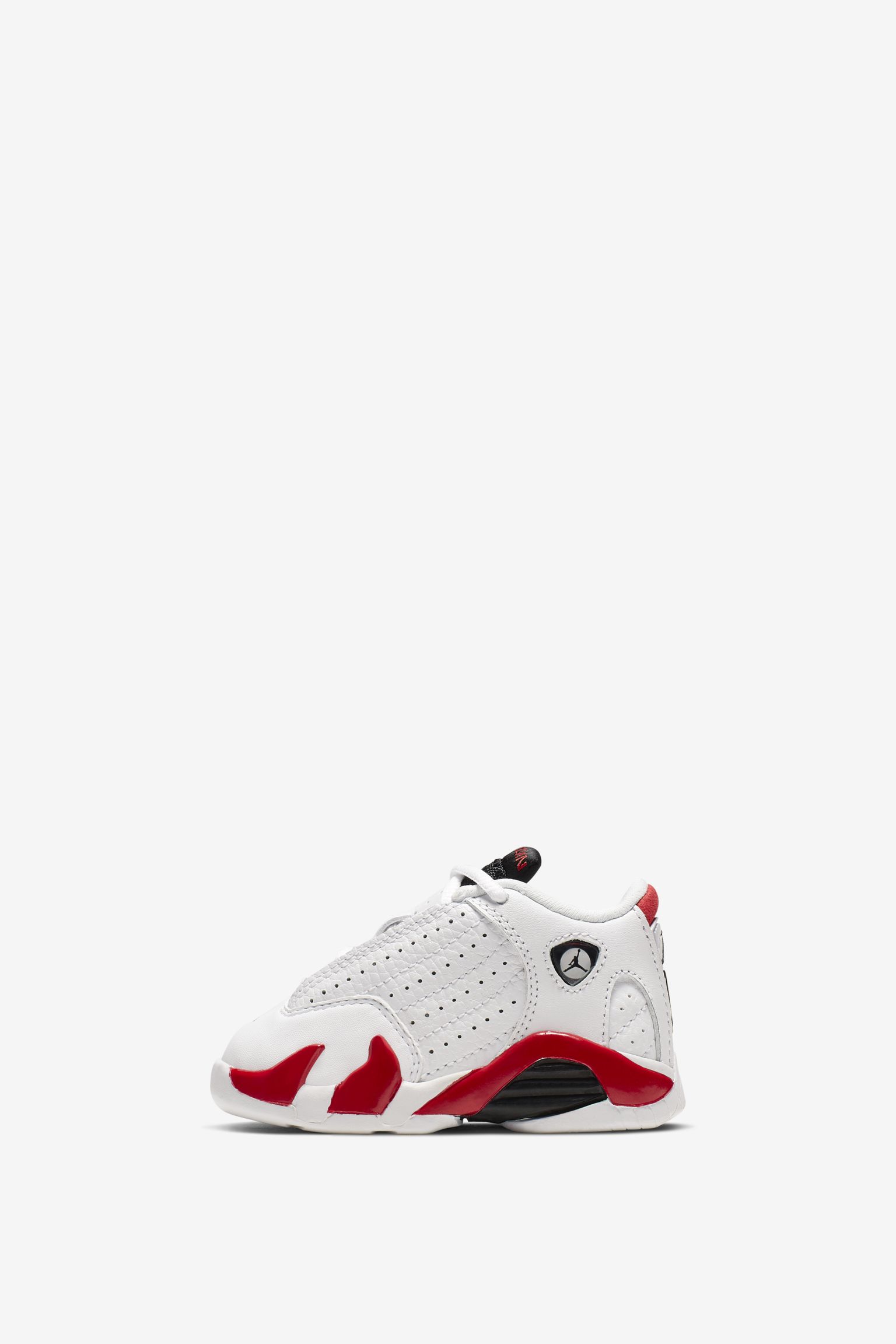 toddler jordan 14 white and red