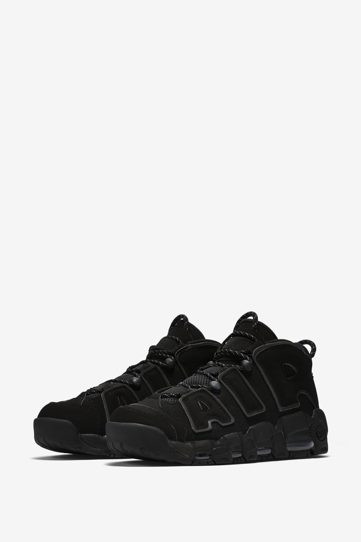 【美品】NIKE AIR MORE UPTEMPO トリプルブラックソールも綺麗でAi