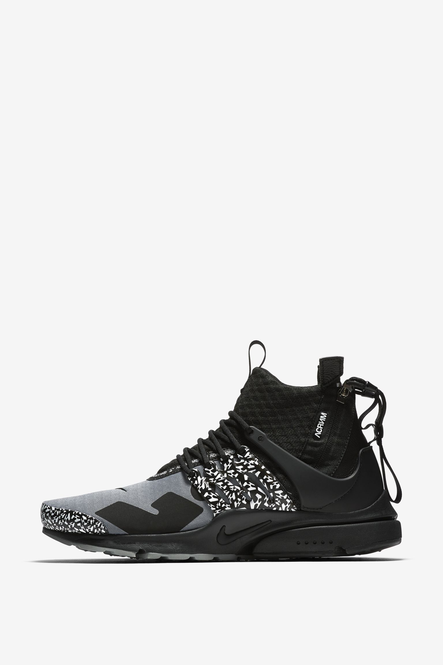 Air Presto Mid Utility X Acronym 'Cool Grey & Black' Release