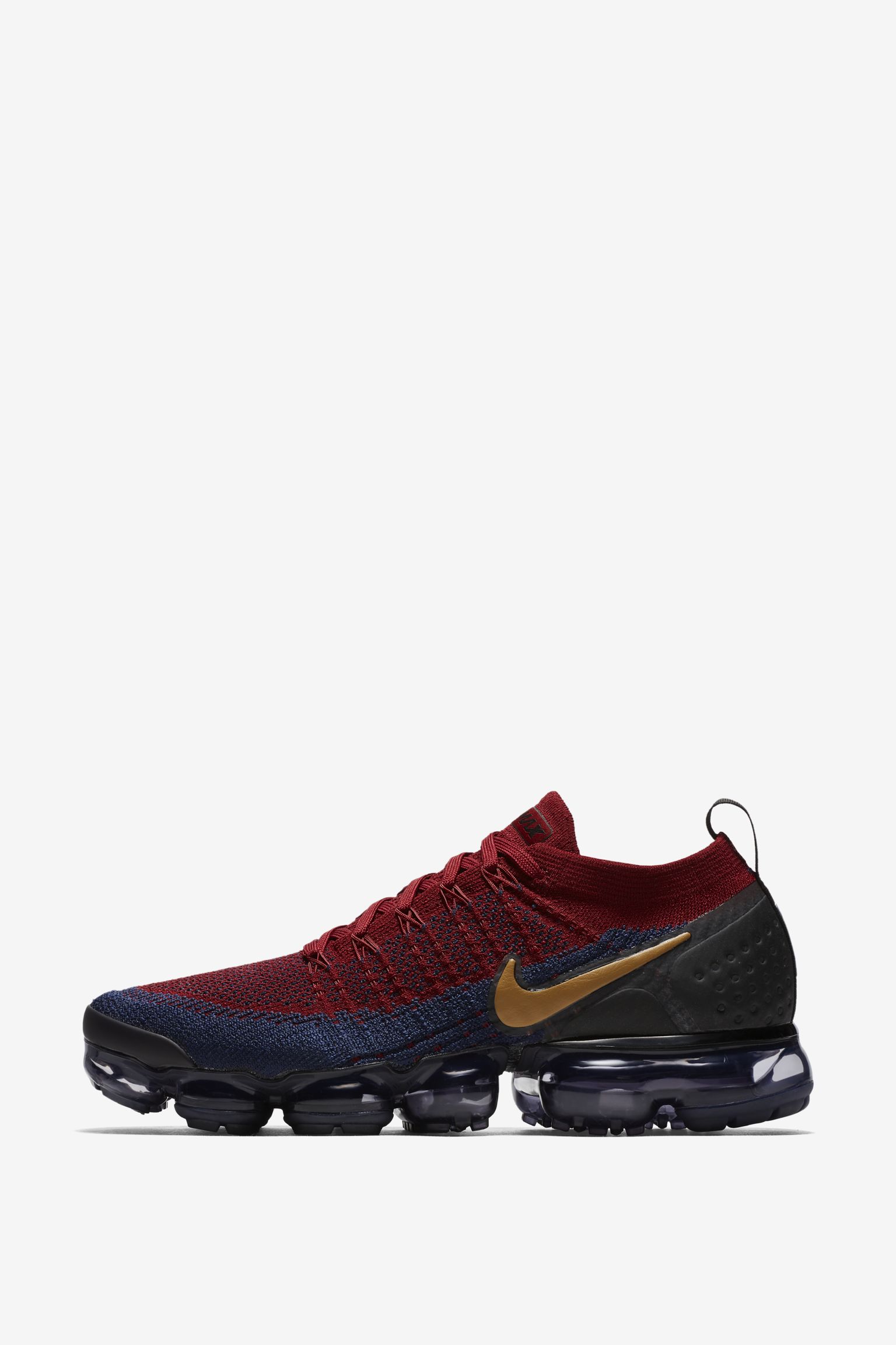 Nike Vapormax 2 Flyknit 'Team Red & Obsidian & Black Nike Vapormax 2 Flyknit 'Team Red & Obsidian & Black